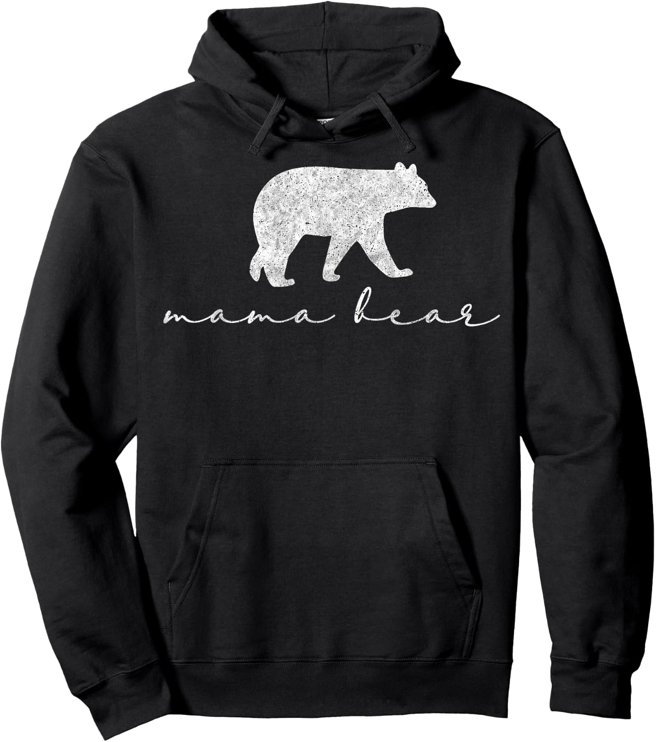 Mama Bear Shirt Cute White Hoodie - Hoodie | Black