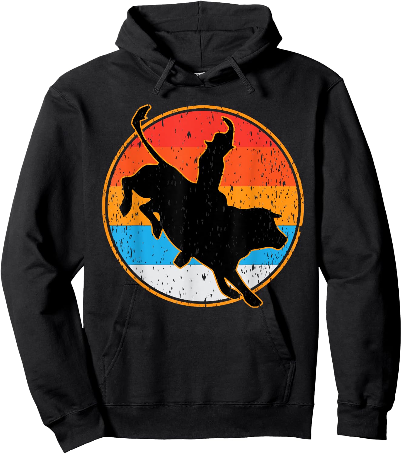 Bull Rider Shirt & Women Hoodie - Hoodie | Black