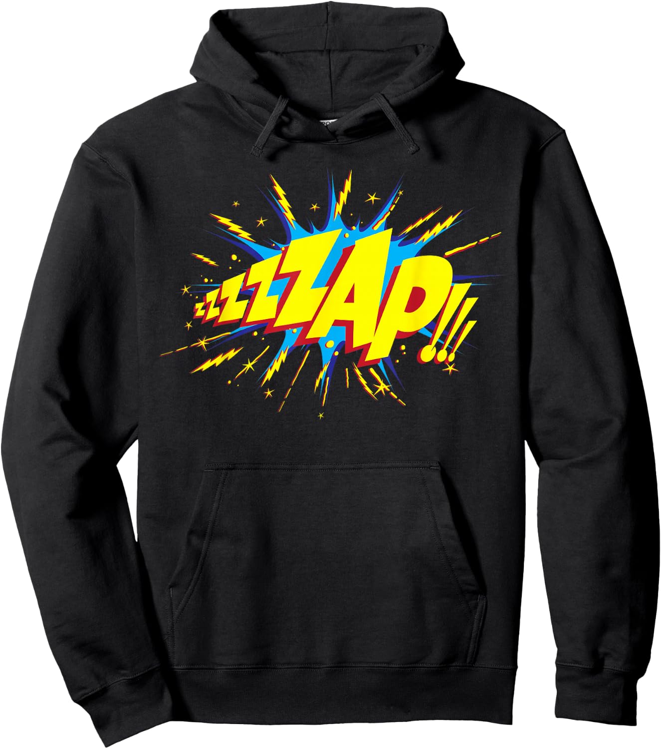 ZAP! Comic Sound Effect Hoodie - Hoodie | Black