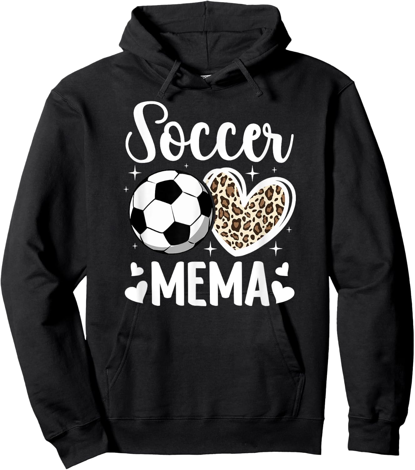 Soccer Mema Grandma Mema Of A Soccer Player Mema Hoodie - Hoodie | Black