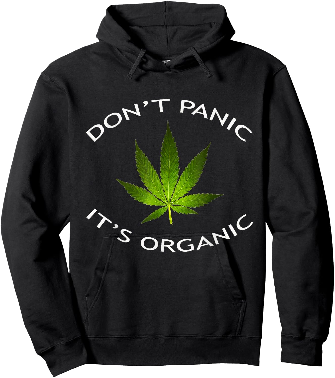 Don't Panic It's Organic Hoodie - Hoodie | Black
