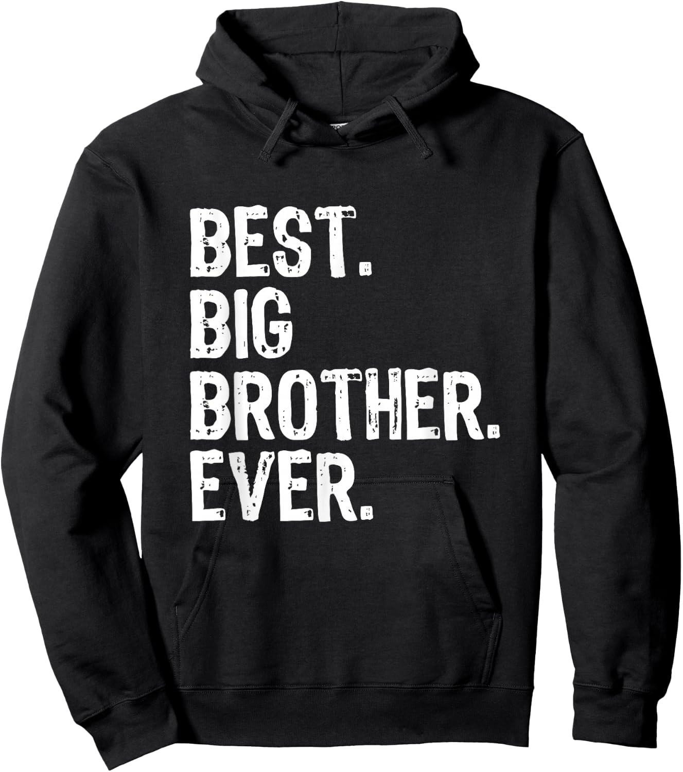 Best Big Brother Ever Family Funny Cool Hoodie - Hoodie | Black