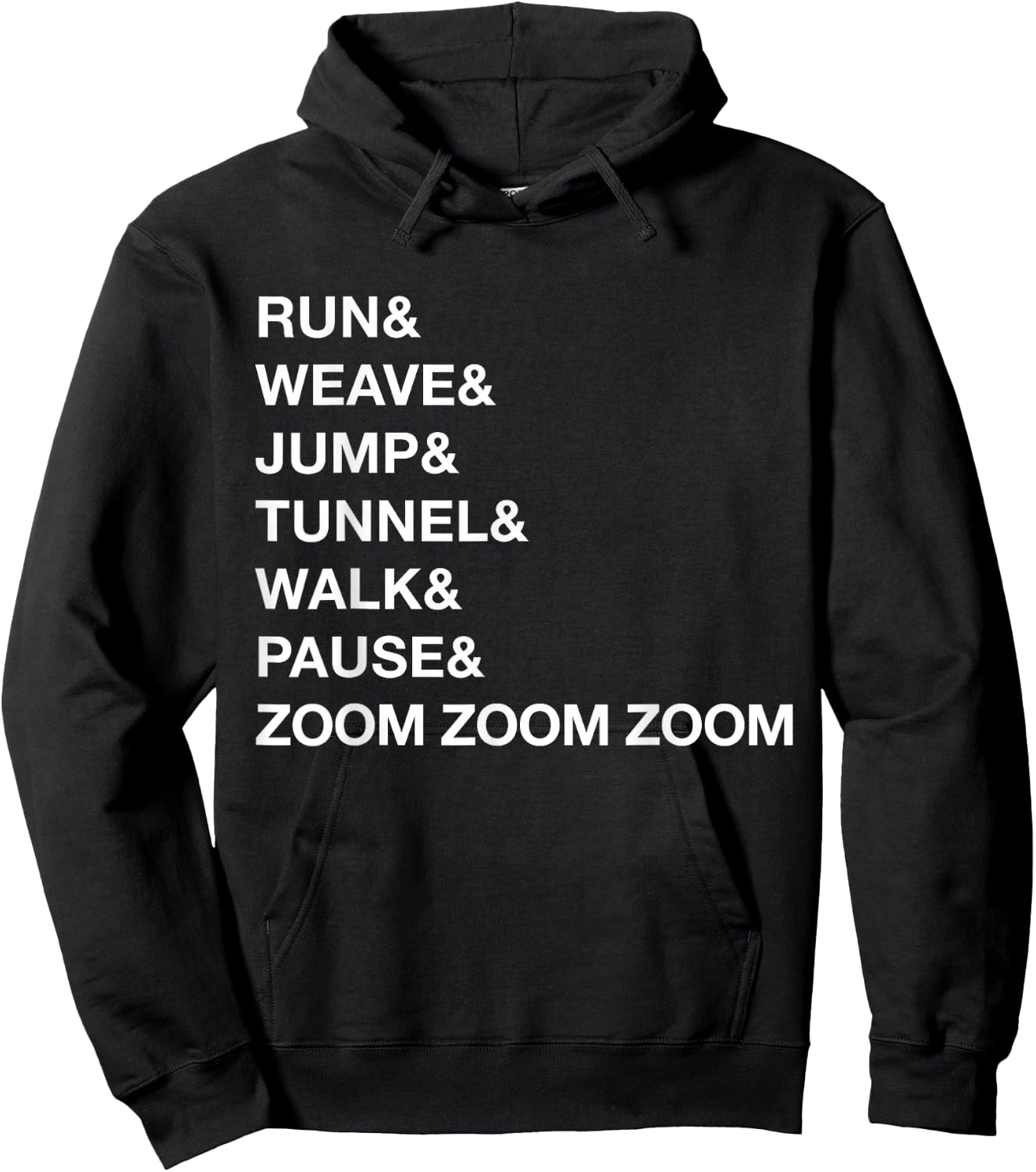 Canine Agility Trial Obstacle Course - Fun Dog Agility Gift Hoodie - Hoodie | Black