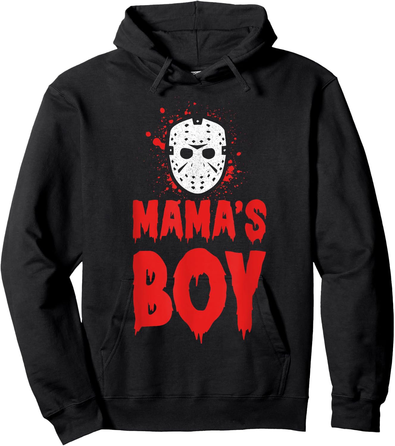 MAMA'S BOY Halloween Horror Hoodie - Hoodie | Black