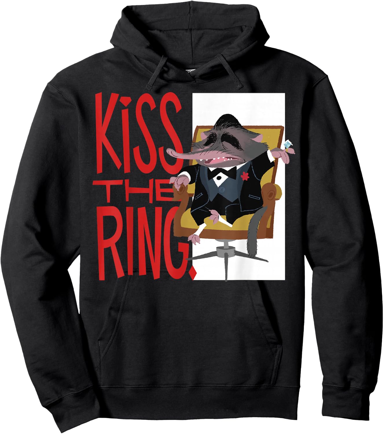 Disney Zootopia Kiss The Ring Graphic Hoodie - Hoodie | Black