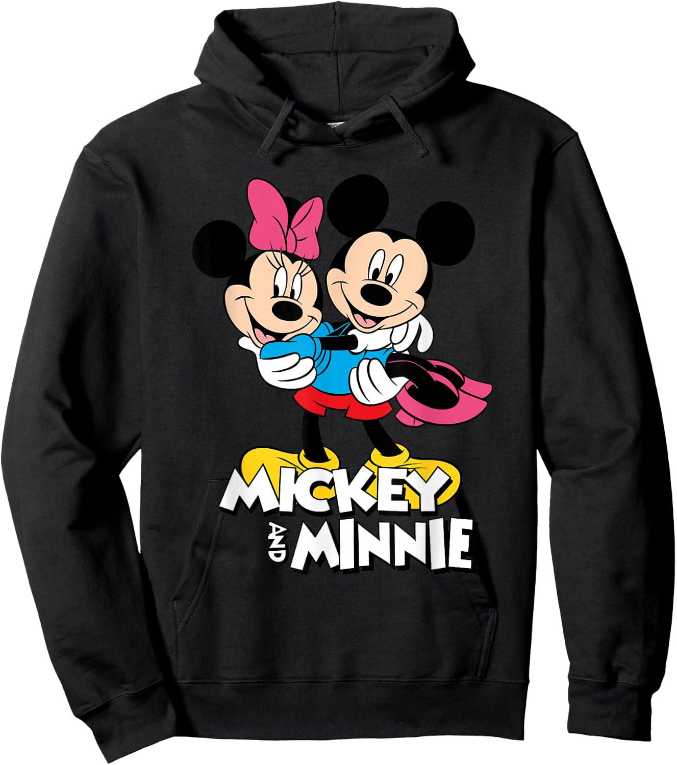 Disney - Mickey and Minnie Hoodie - Hoodie | Black