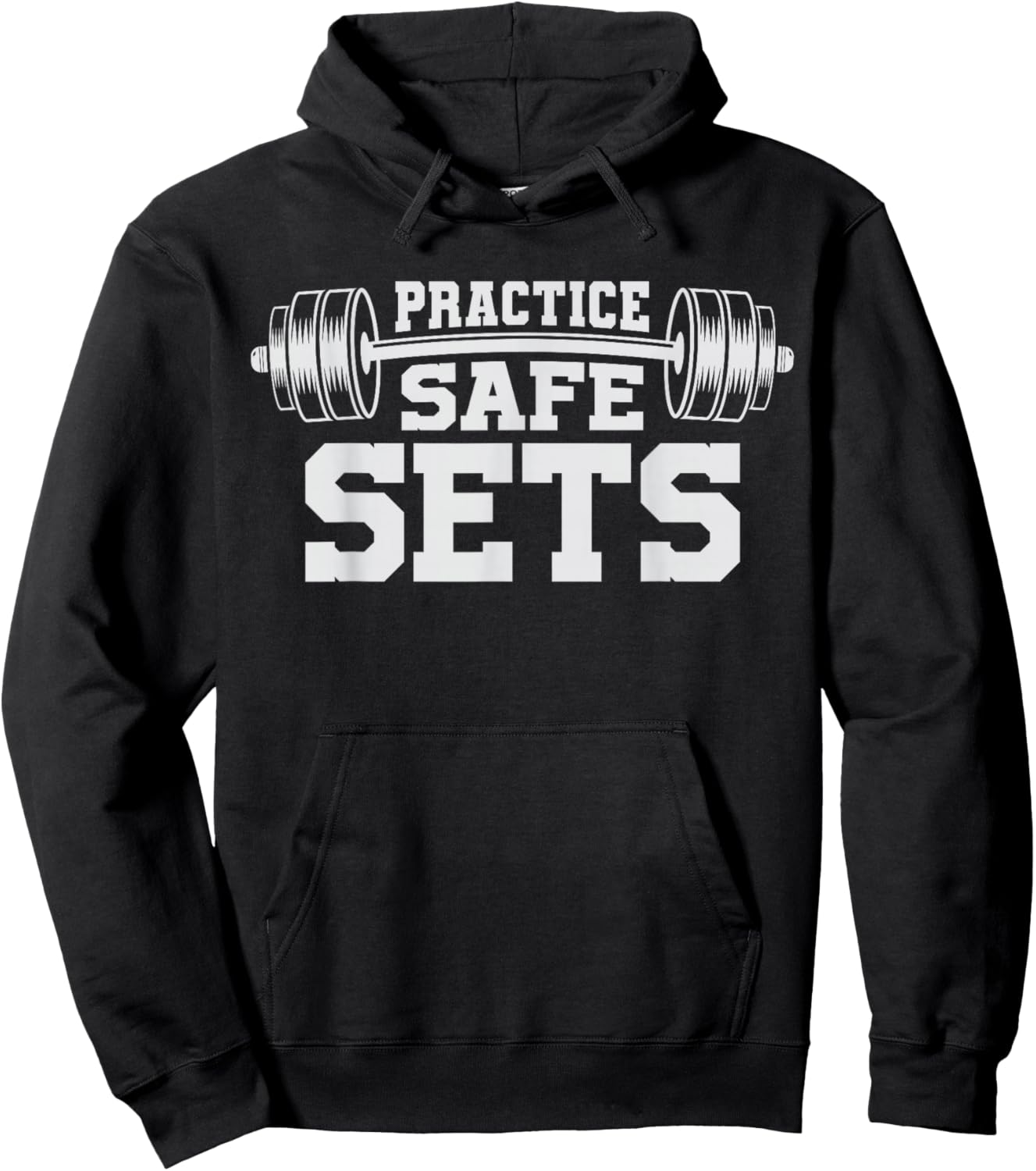 Gym Lover Lifting Weights Practice Safe Set Workout Deadlift Hoodie - Hoodie | Black