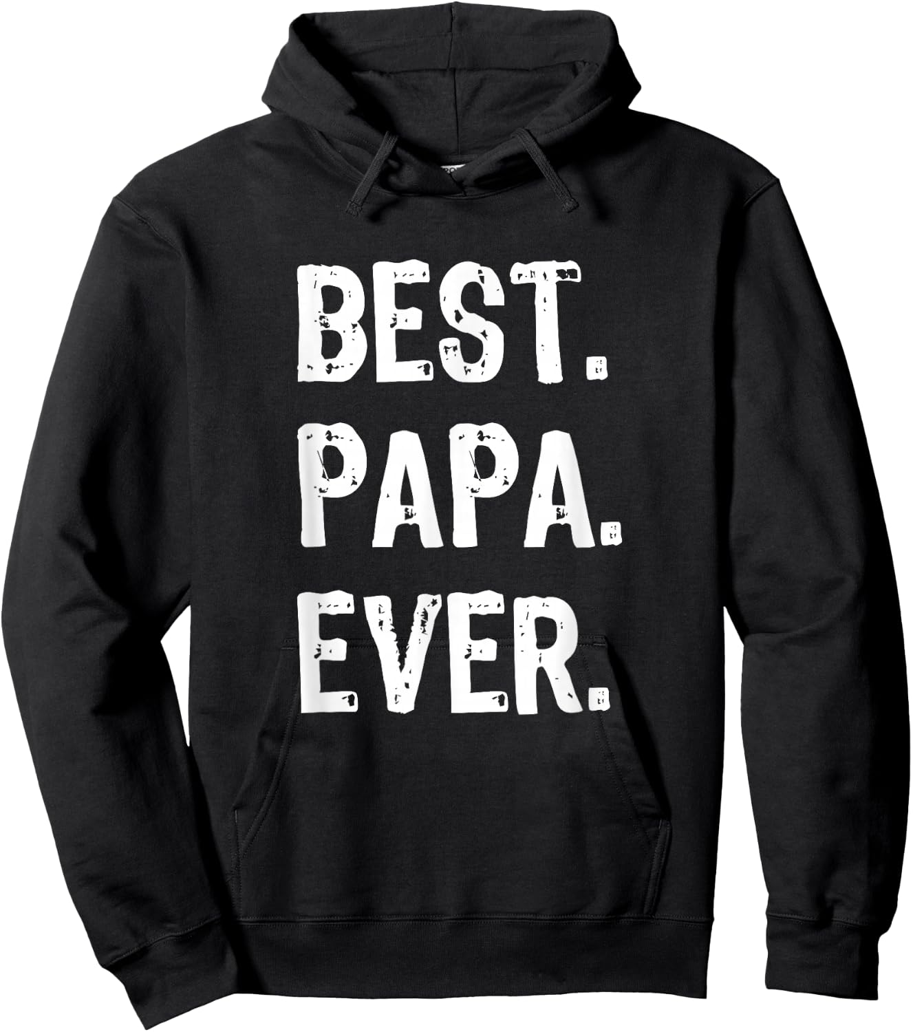 Best Papa Ever Funny Cool Hoodie - Hoodie | Black