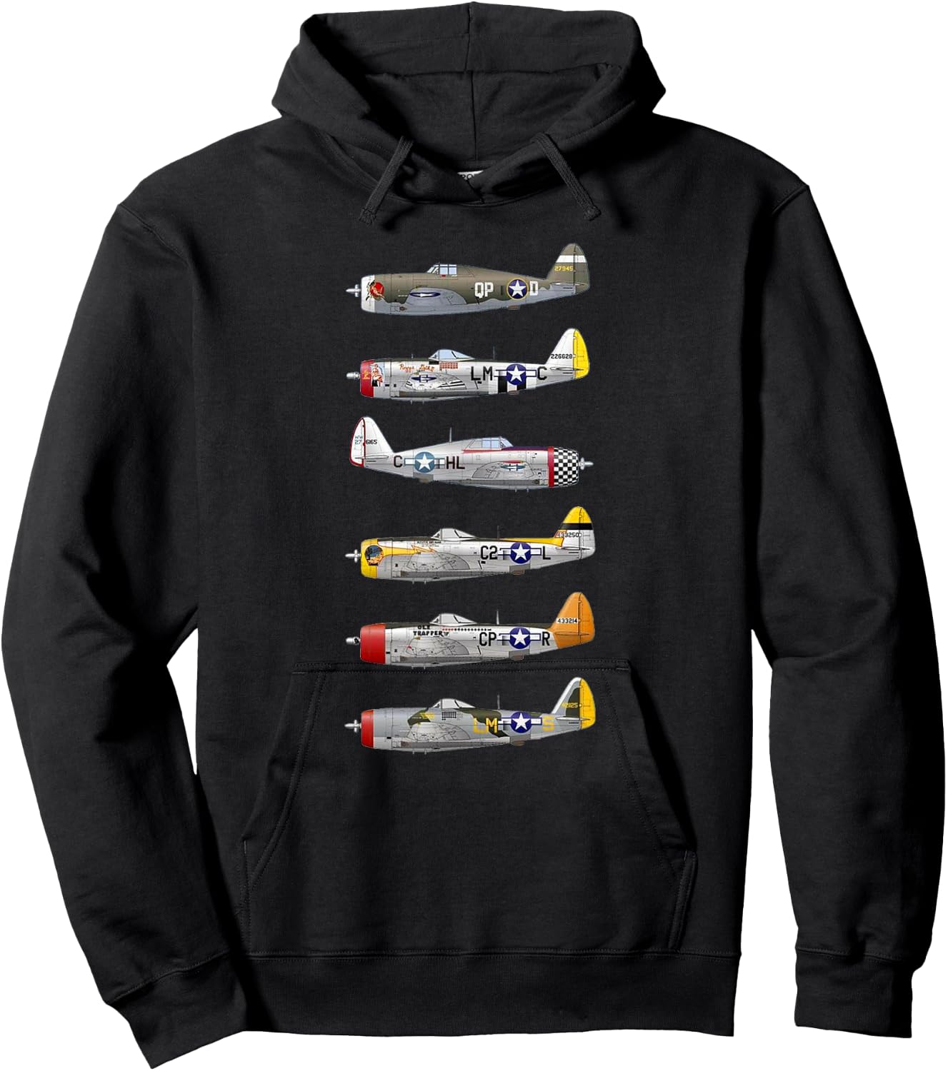 Republic P-47 Thunderbolt “The Jug” P47 Hoodie - Hoodie | Black