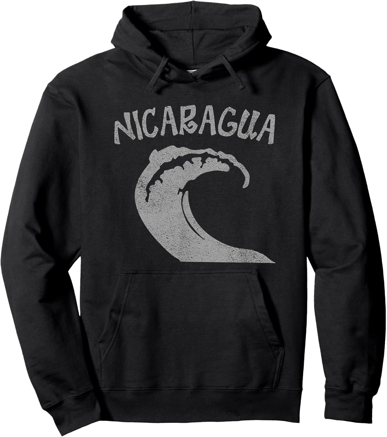 Vintage Nicaragua Surf Hoodie - Hoodie | Black