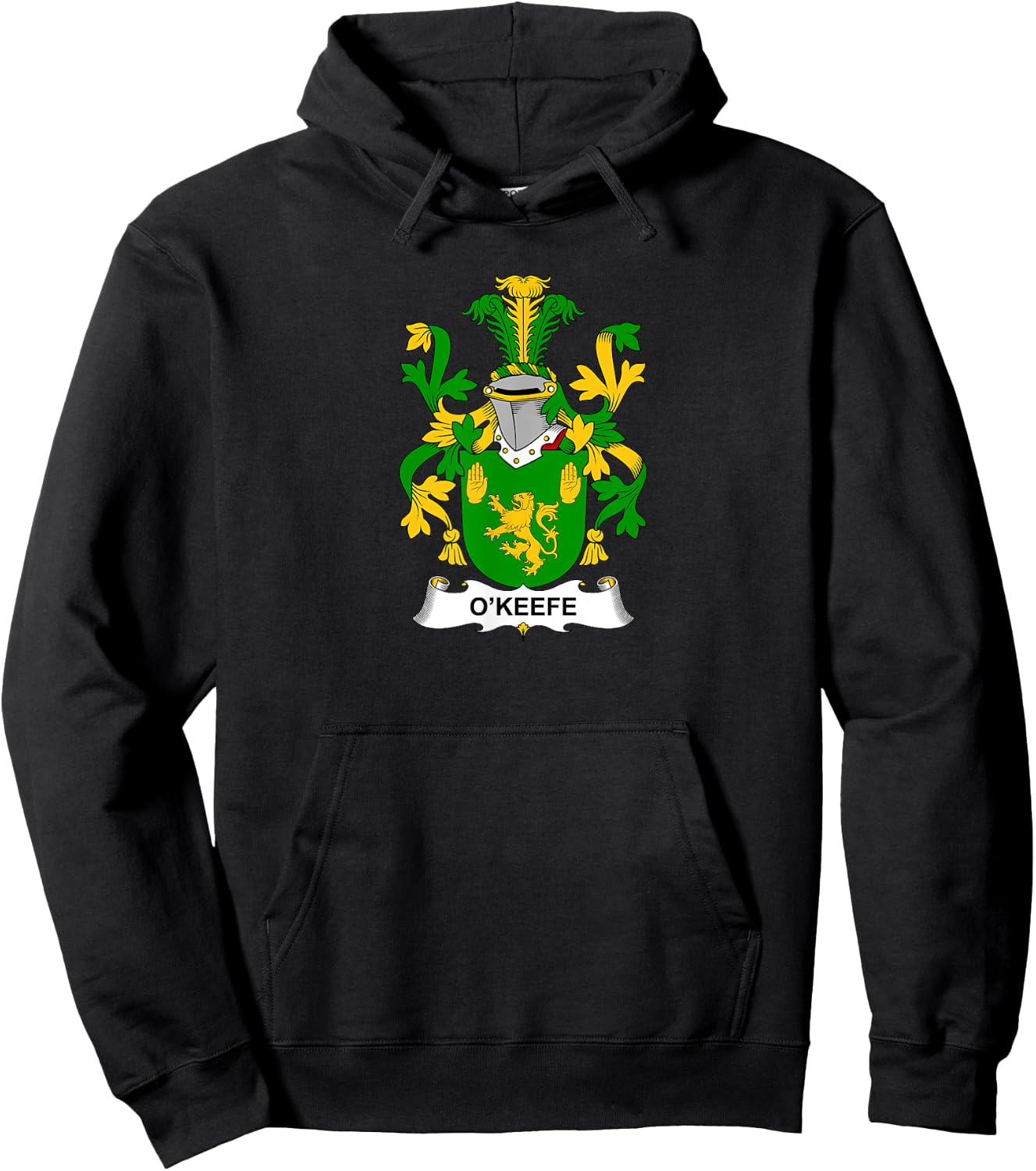 O'Keefe Coat of Arms - Family Crest Hoodie - Hoodie | Black