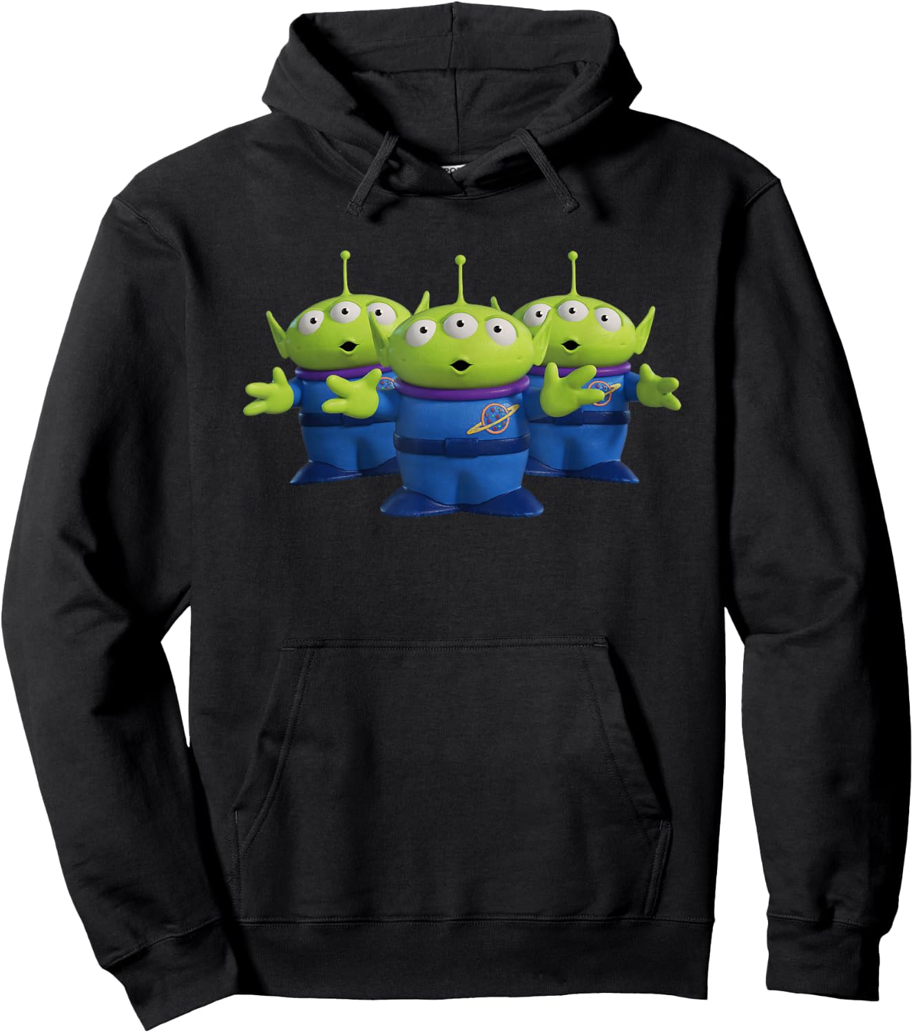 Disney Pixar Toy Story 4 Three Aliens Hoodie - Hoodie | Black