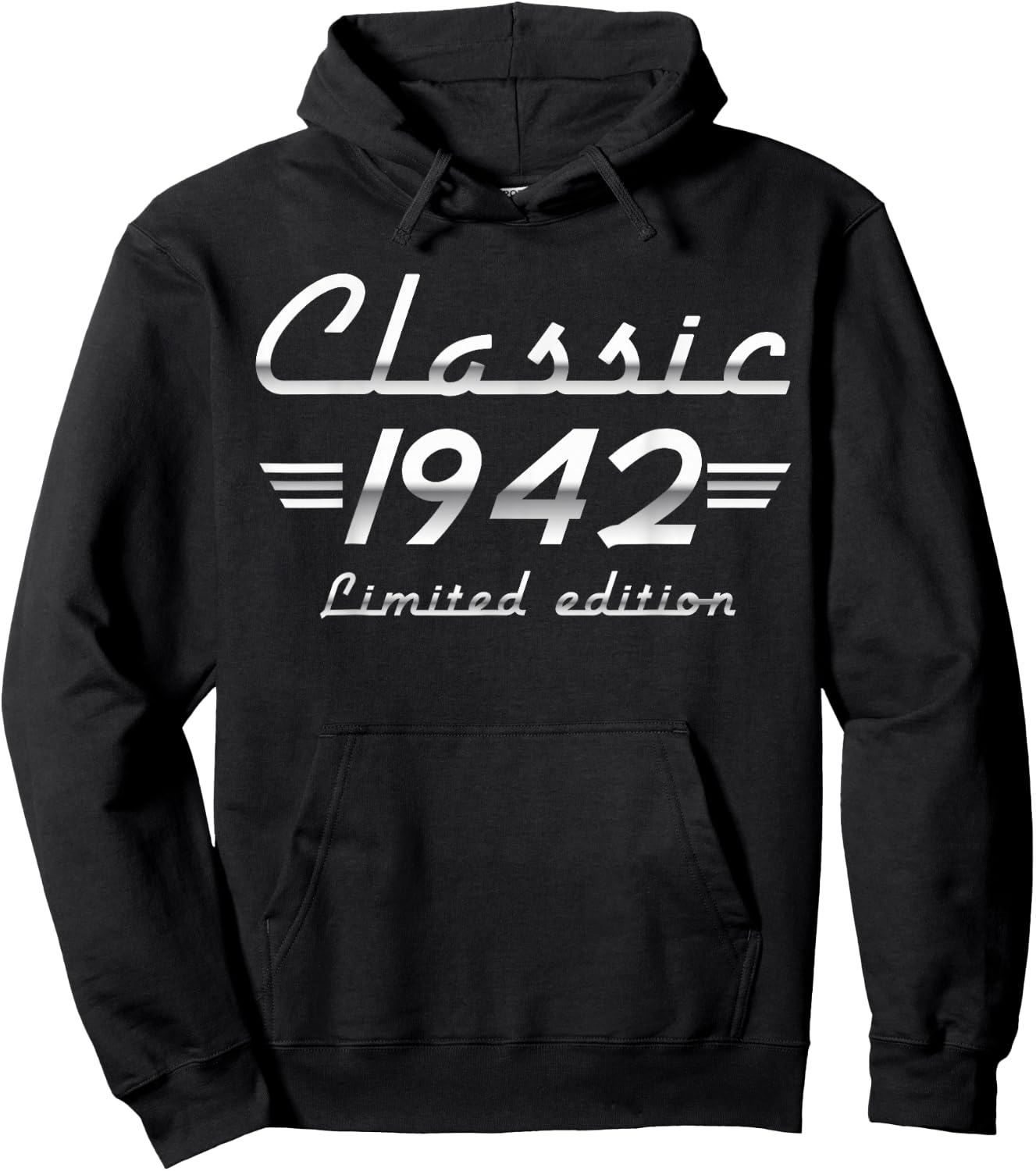 84 Year Old Gifts Classic 1942 Limited Edition 84th Birthday Hoodie - Hoodie | Black