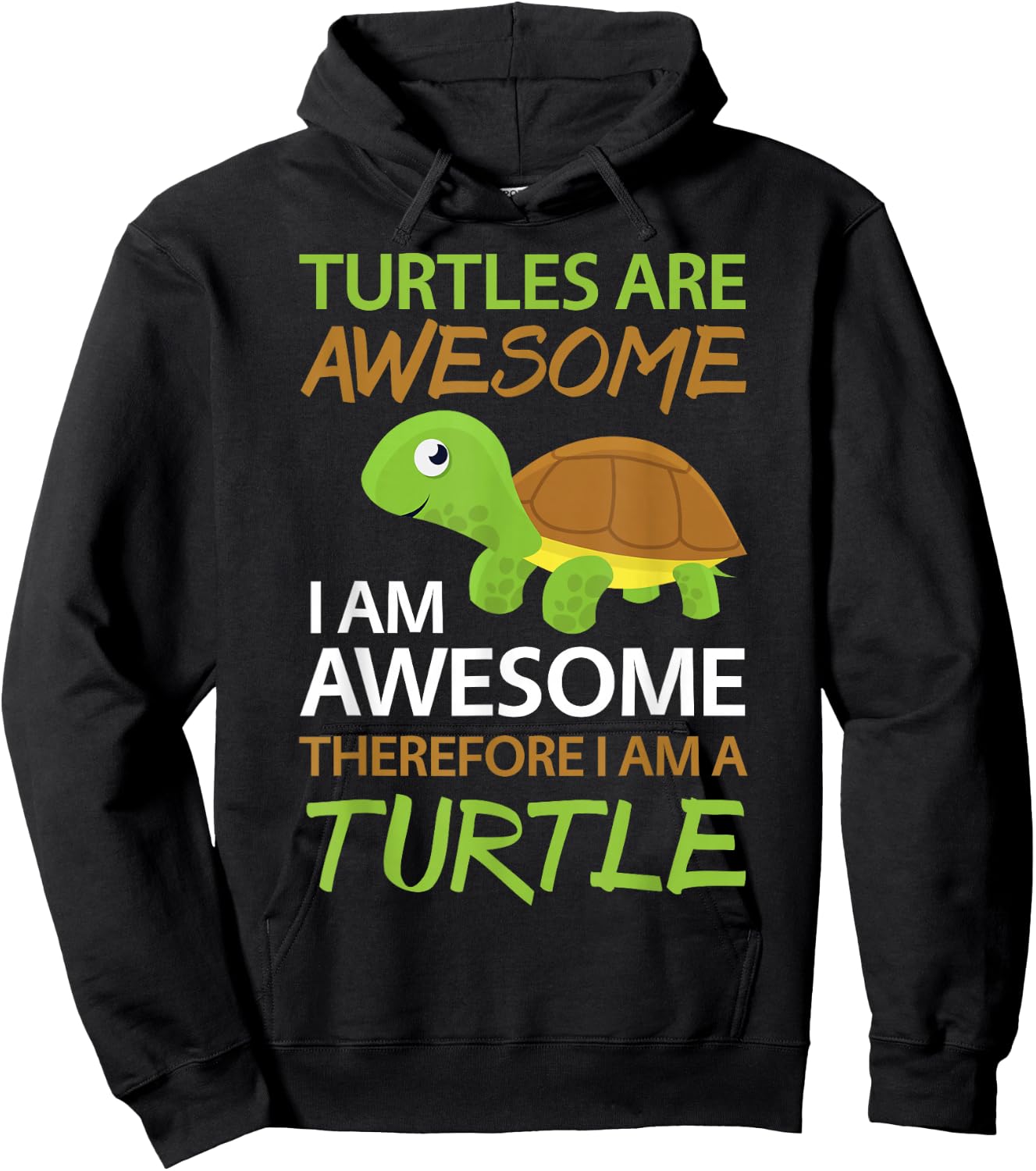 Cute Turtles Are Awesome I Am A Turtle Shirt Sea Turtle Hoodie - Hoodie | Black