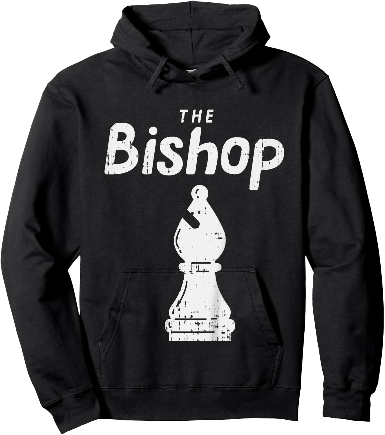 Kids Chess Piece The Bishop Shirt Halloween Matching Costume Hoodie - Hoodie | Black