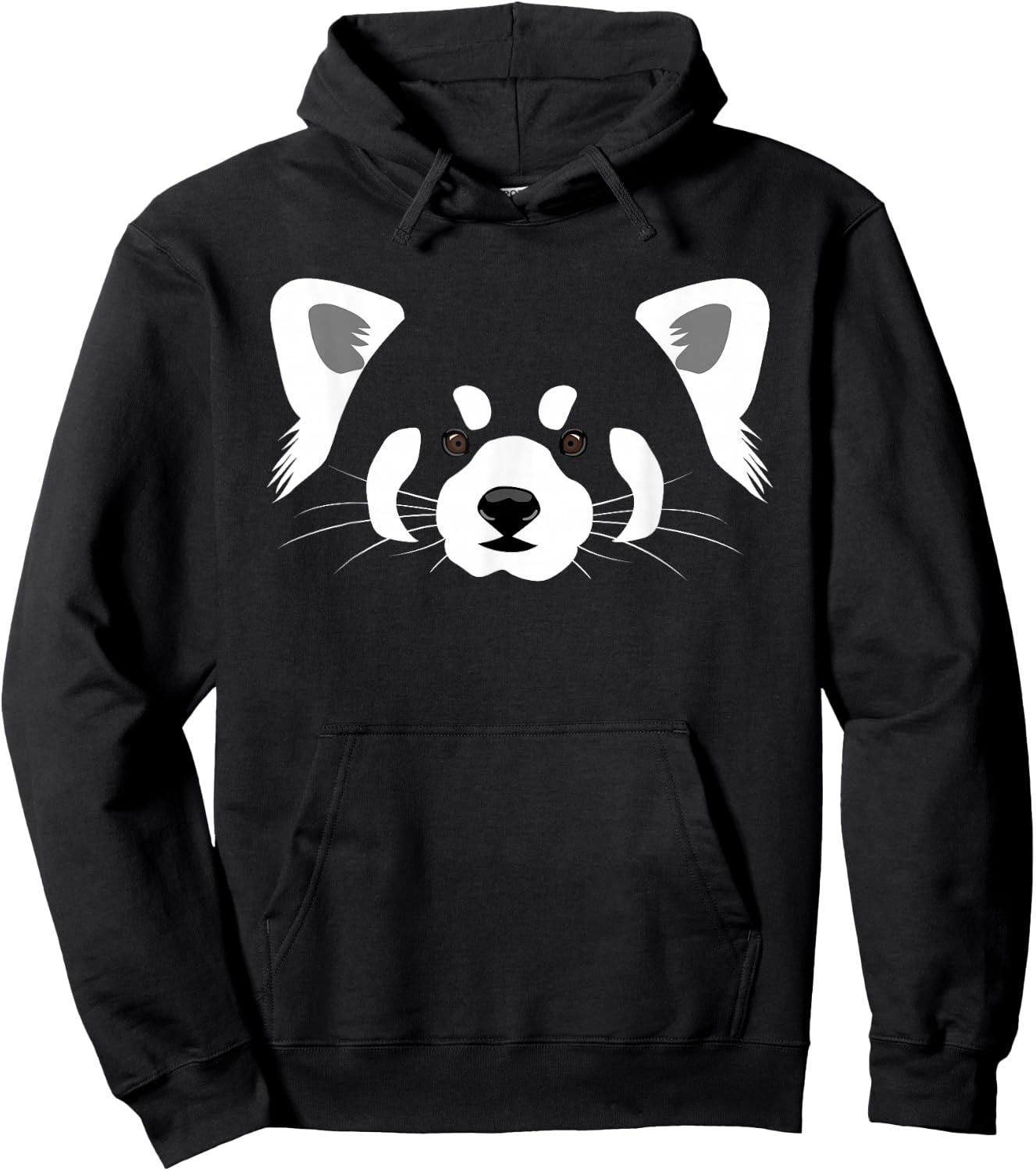 Red Panda Hoodie - Hoodie | Black