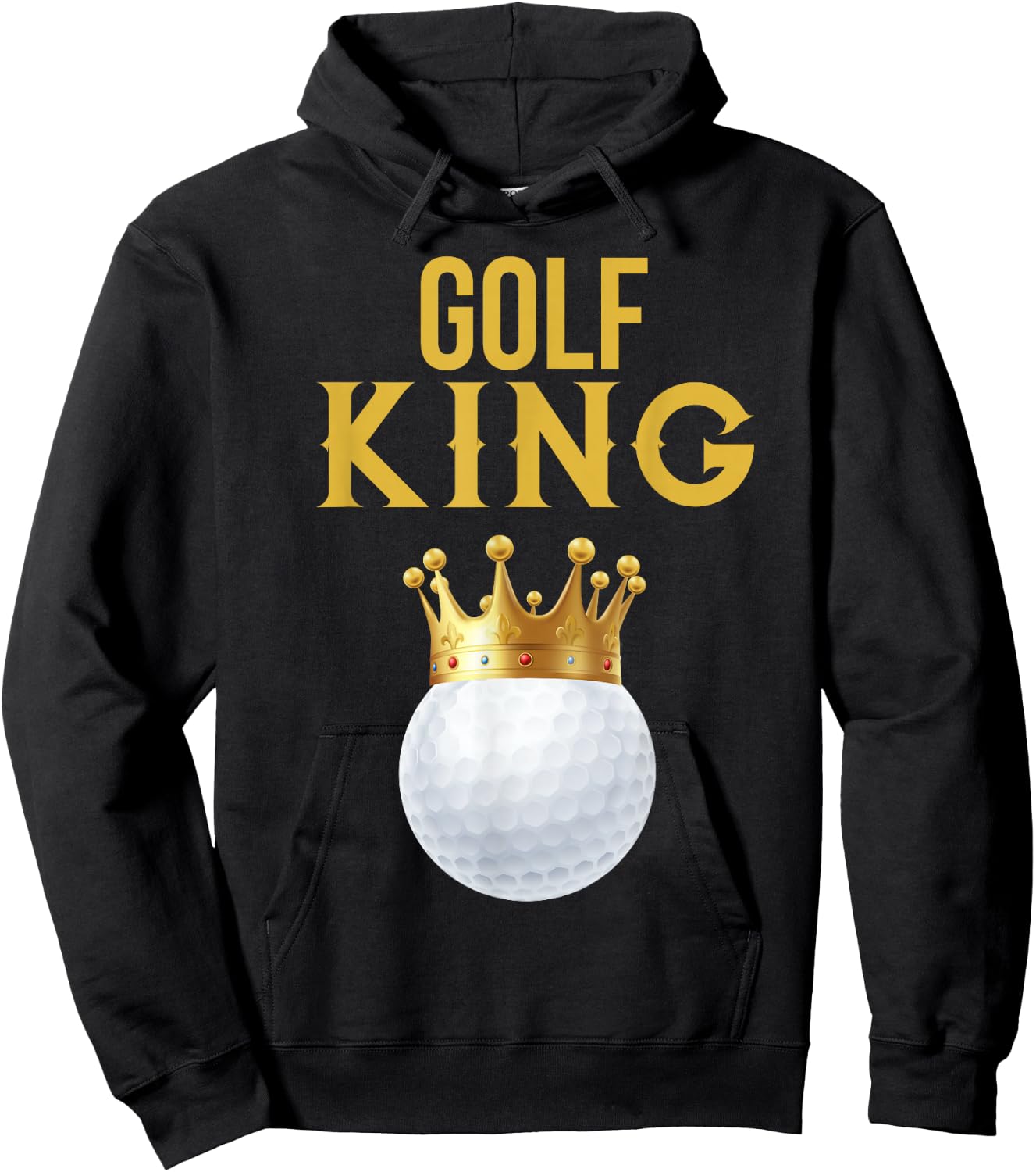 Golf King Funny Golf Hoodie - Hoodie | Black