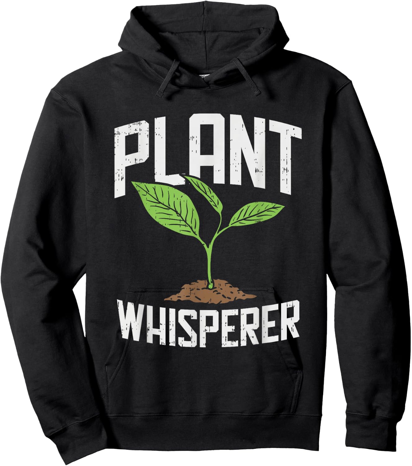 Plant Whisperer, Funny Hobby Gardening Hoodie - Hoodie | Black