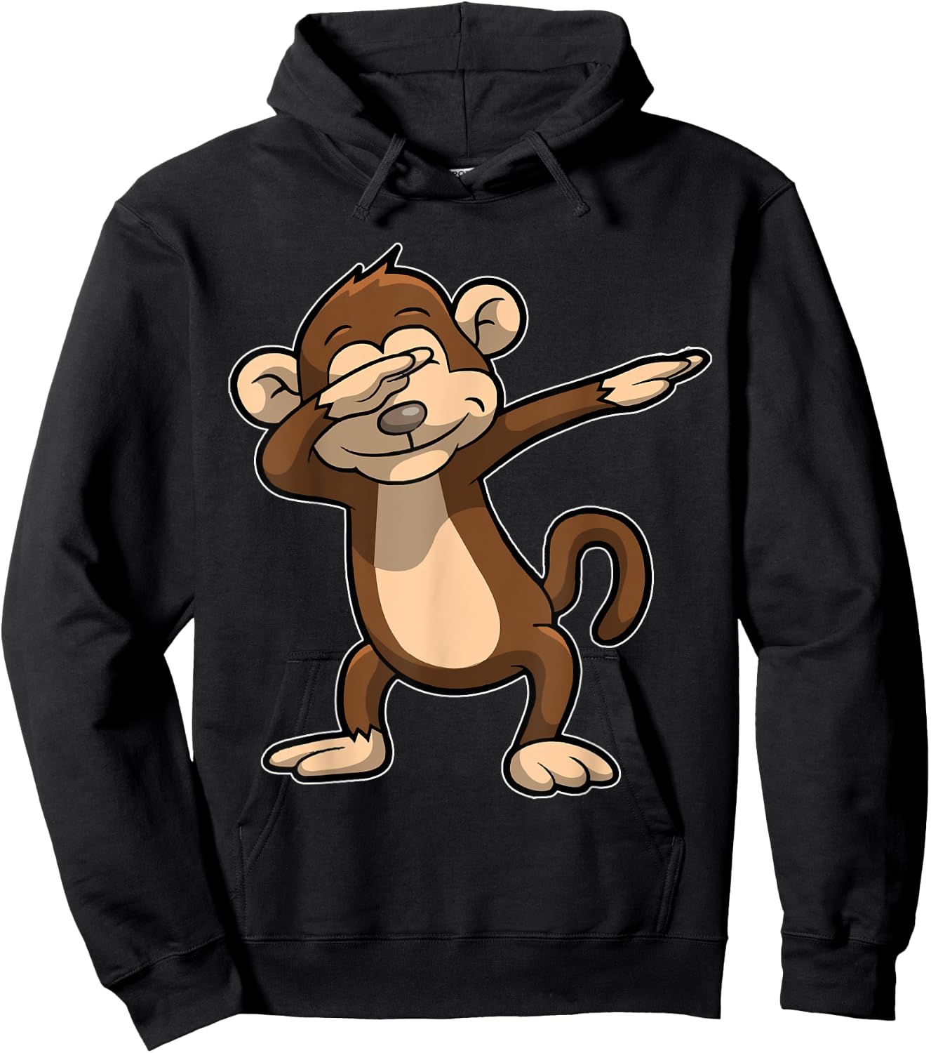Funny Monkey Shirt Women Men Kids Gift birthday Hoodie - Hoodie | Black
