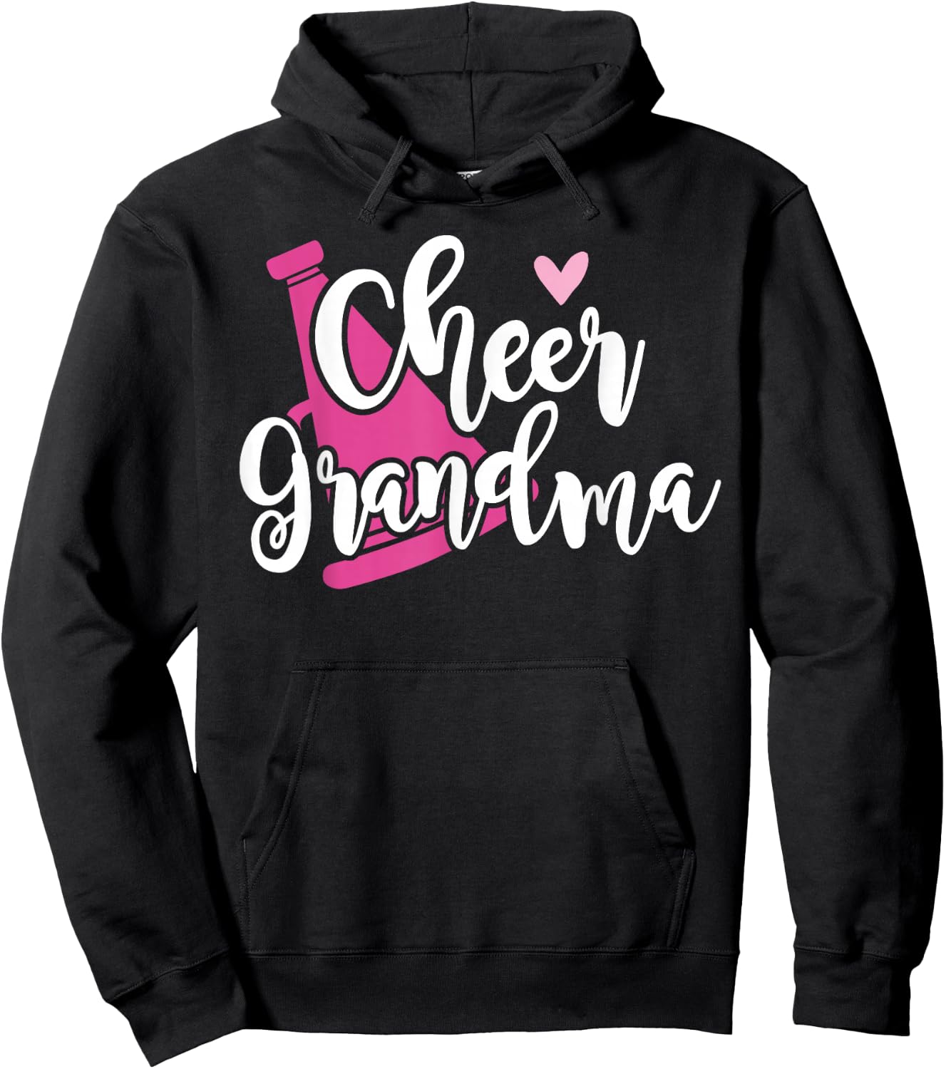 Cute Cheer Grandma - Proud Cheerleading Grandmother Hoodie - Hoodie | Black