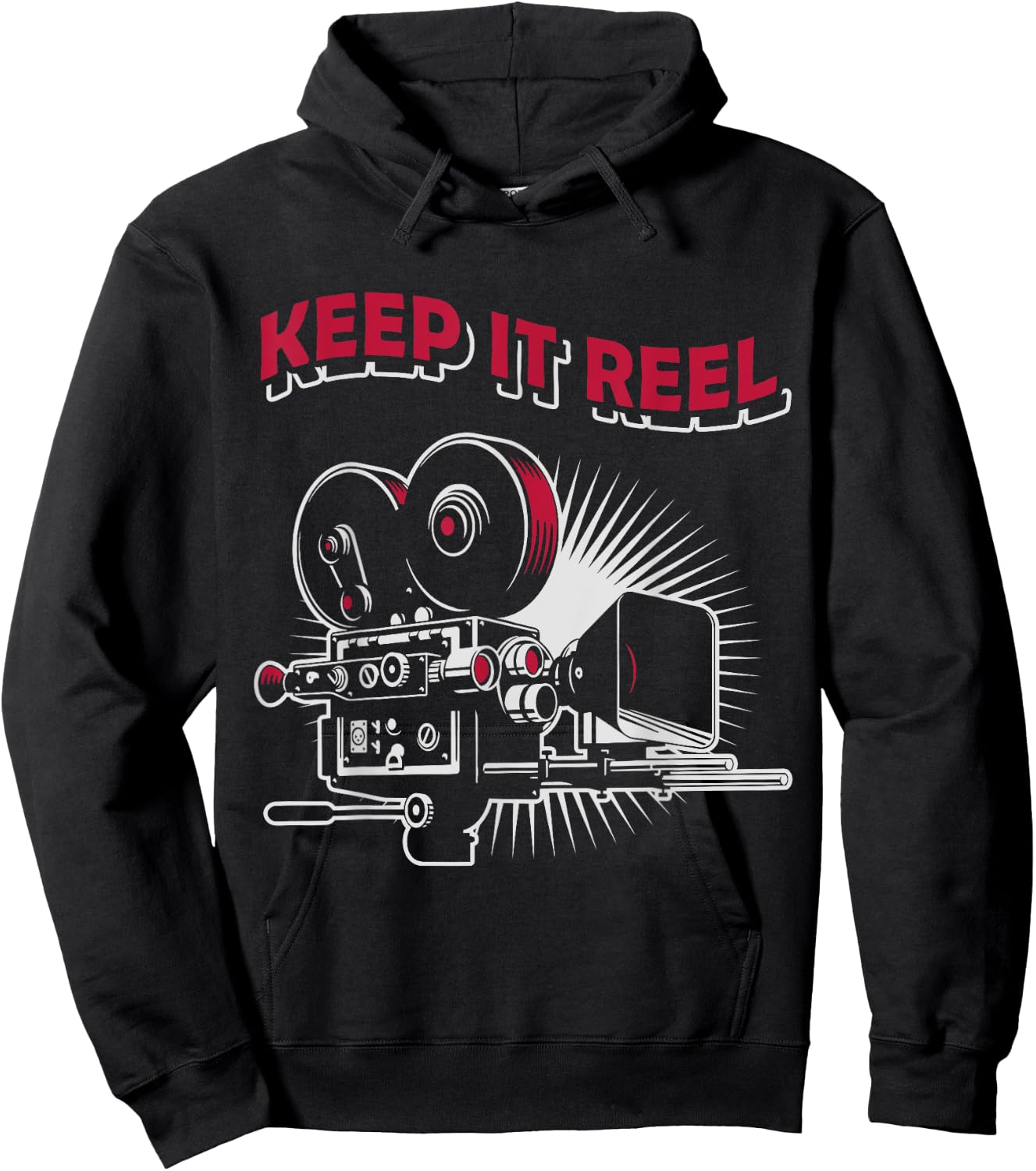Funny Keep It Real Filmmakers Film Lovers Gift Hoodie - Hoodie | Black