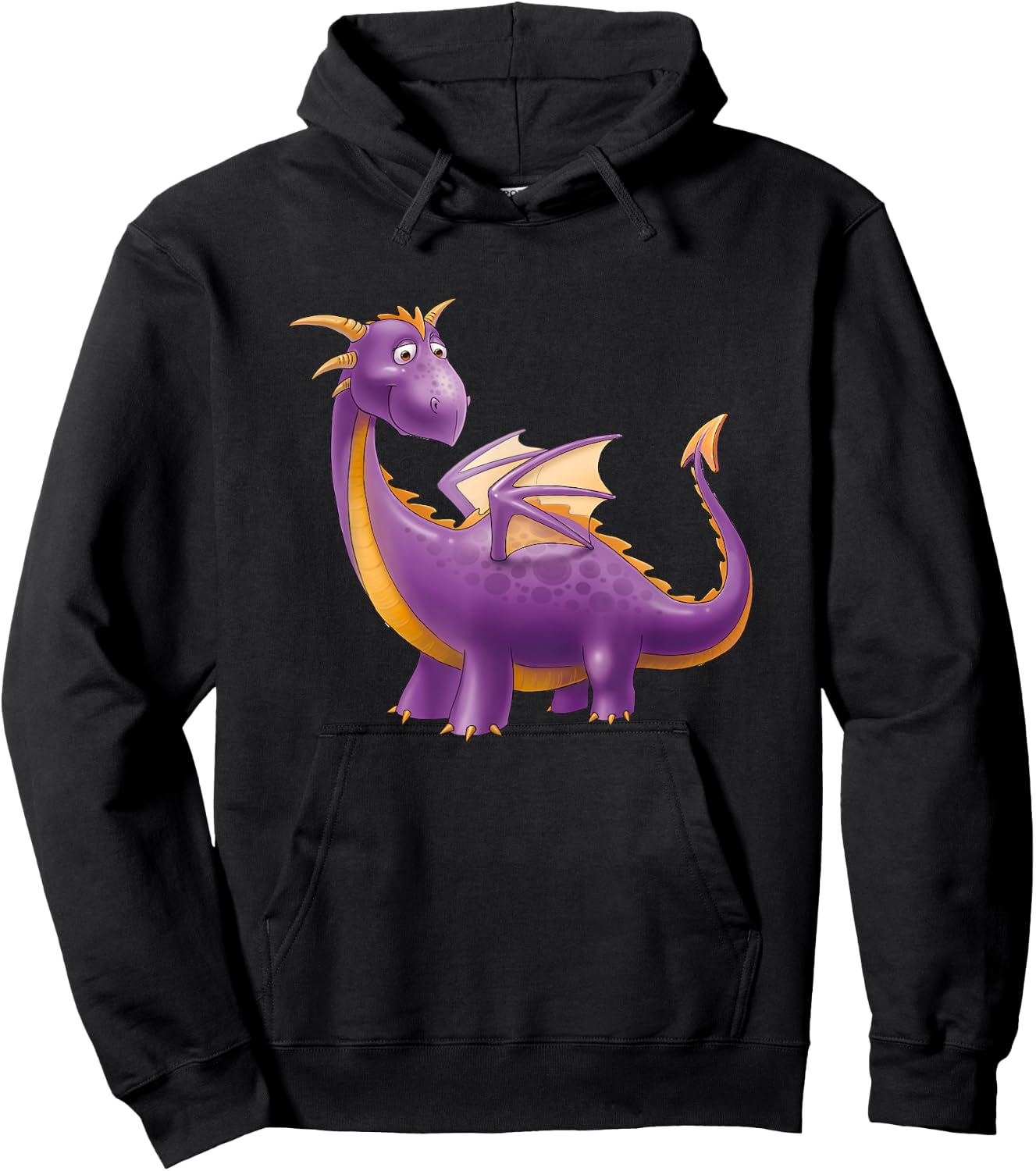 Purple Dragon Hoodie - Hoodie | Black