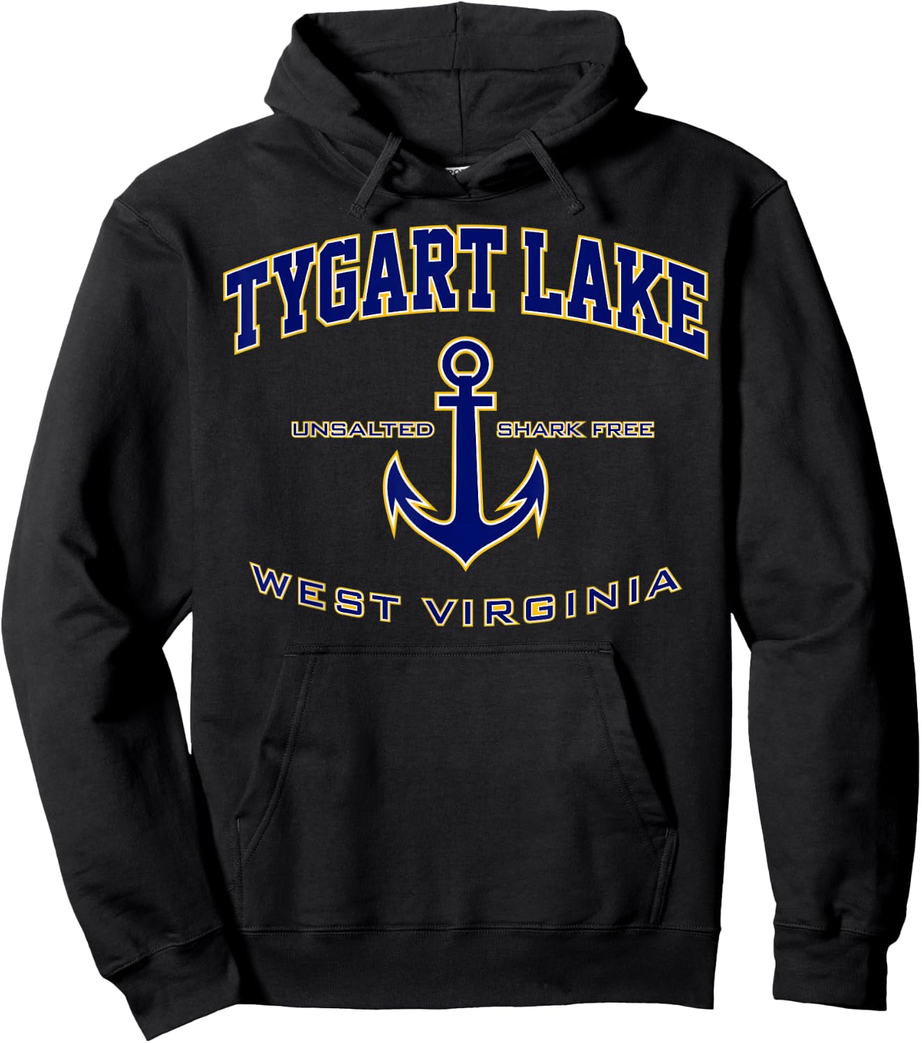 Tygart Lake WV Shirt , Men, Girls & Boys Hoodie - Hoodie | Black