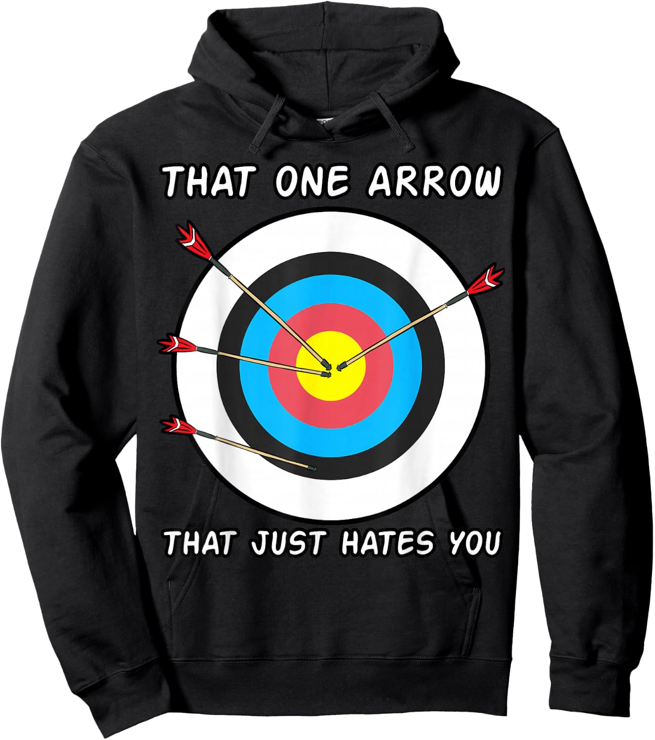 Archer Arrows Shirt Shooting Sport Crossbow Target Gift Hoodie - Hoodie | Black