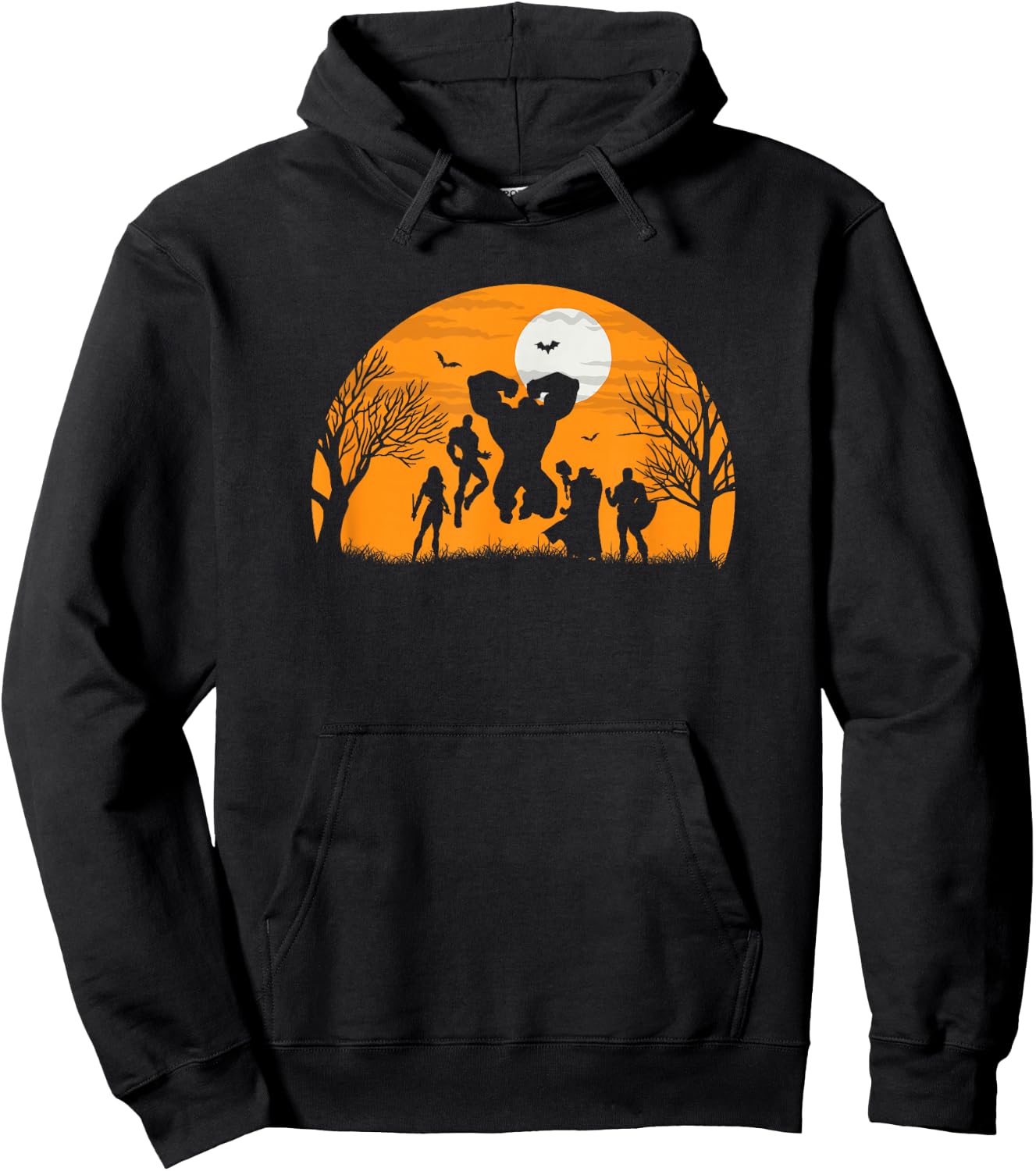 Marvel Avengers Silhouette Halloween Hoodie - Hoodie | Black