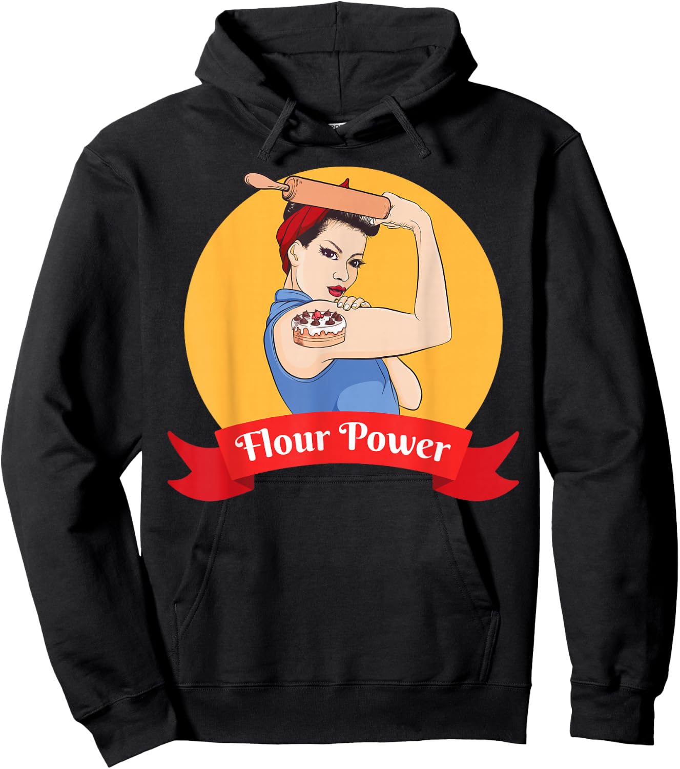 Funny Baking Baker Pastry Chef Women's Hoodie - Hoodie | Black