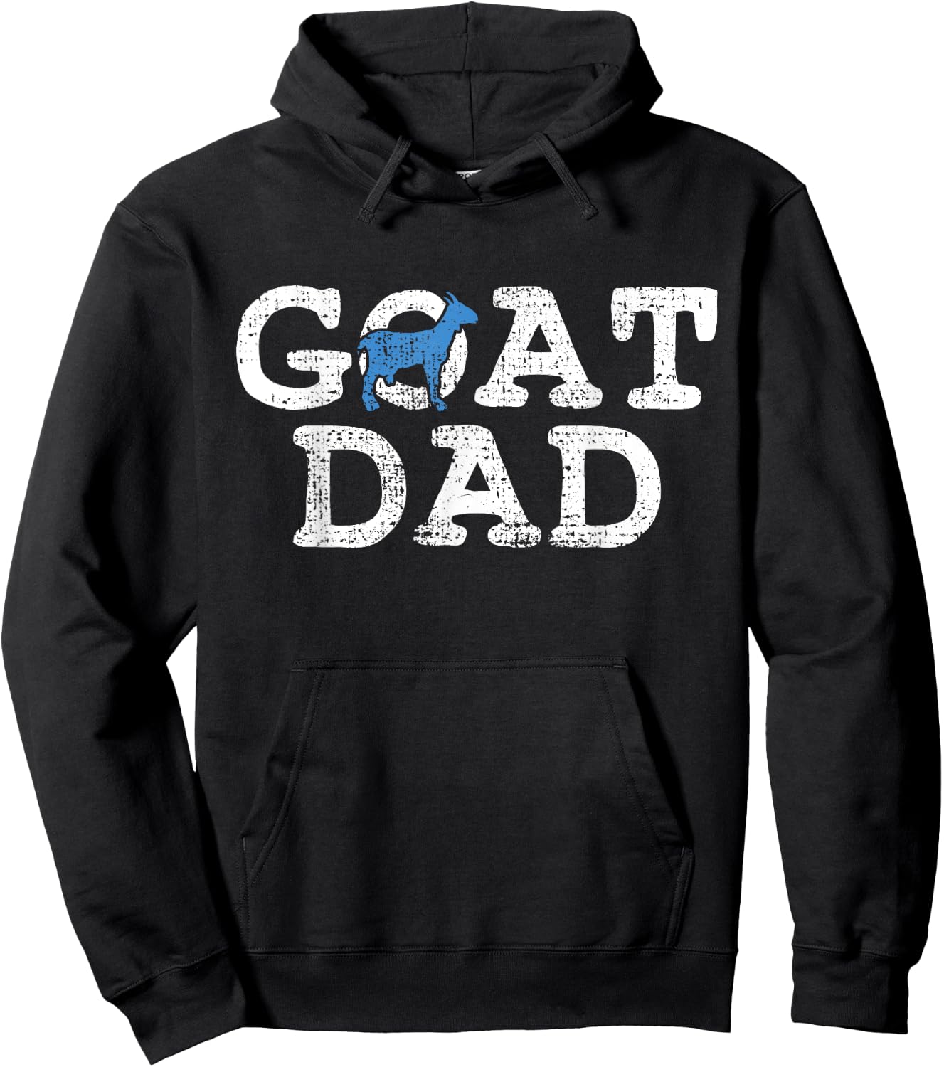 Goat Dad Fathers Day Farmer Gift Hoodie - Hoodie | Black