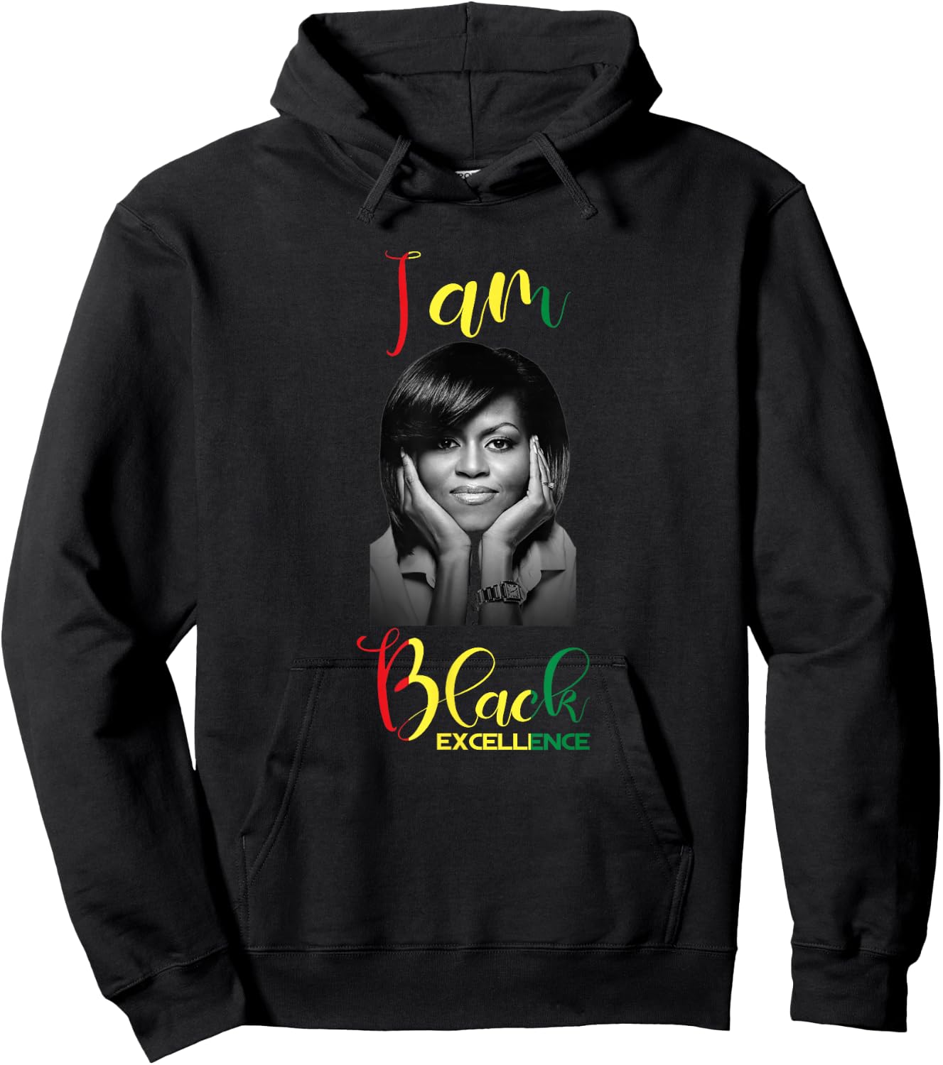 Michelle Obama Black Excellence Black history Month Shirt Hoodie - Hoodie | Black