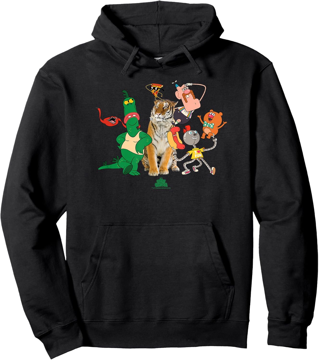 Uncle Grandpa Group Hoodie - Hoodie | Black