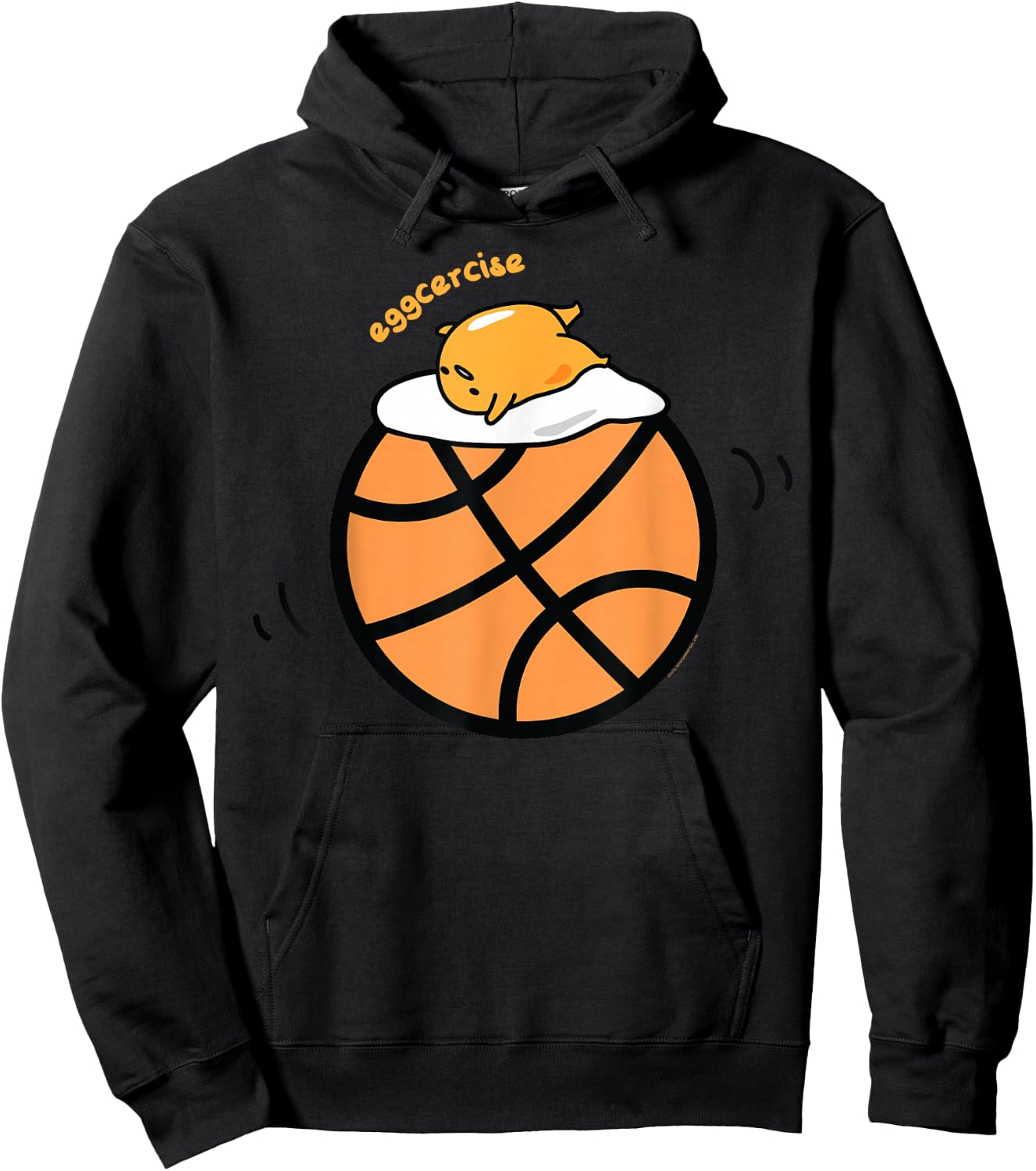 Gudetama Exercise eggcercise Basketball Fitness Hoodie - Hoodie | Black