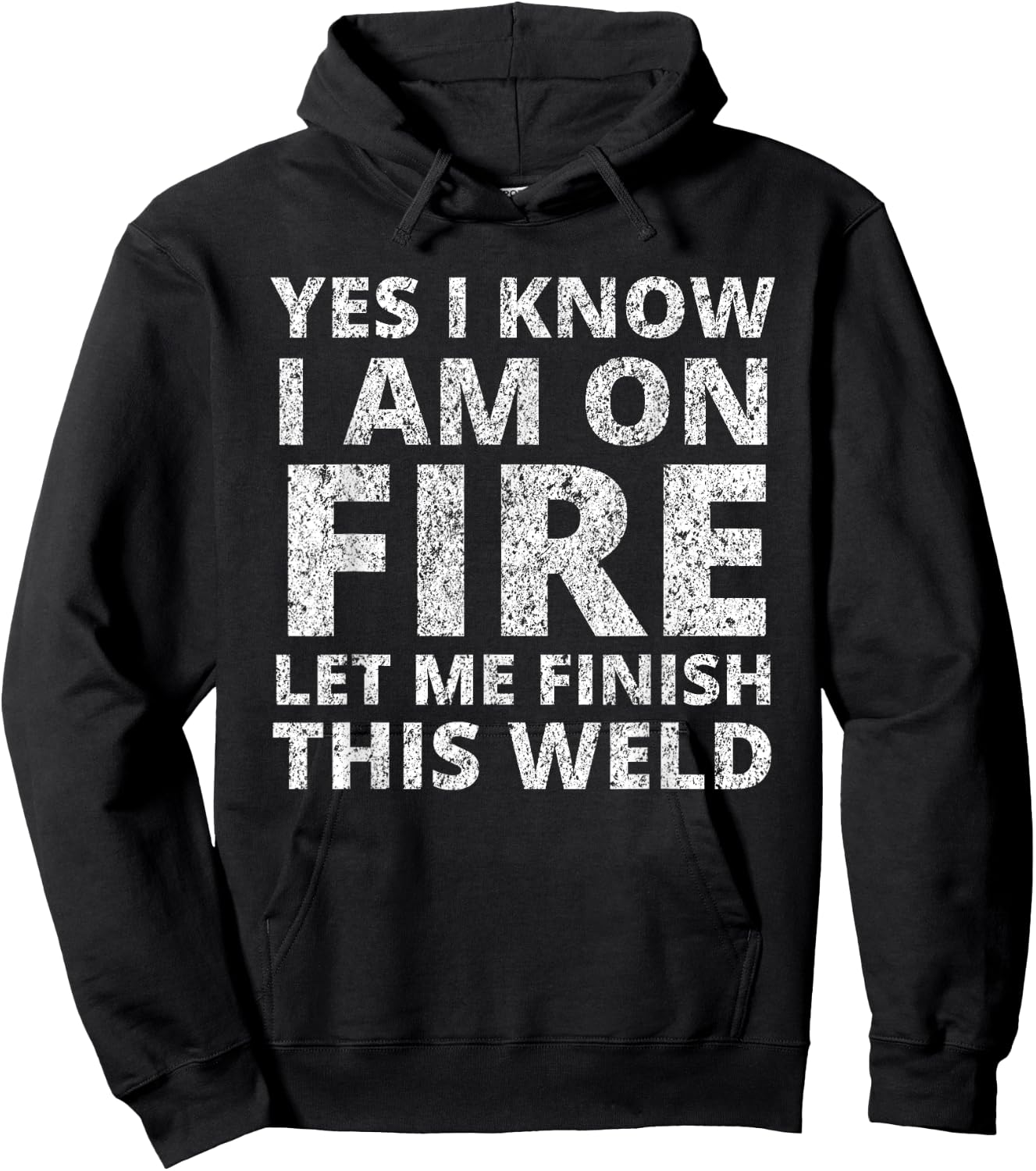 I Know i am on fire - Funny Welder Welding Gifts Men Small Hoodie - Hoodie | Black