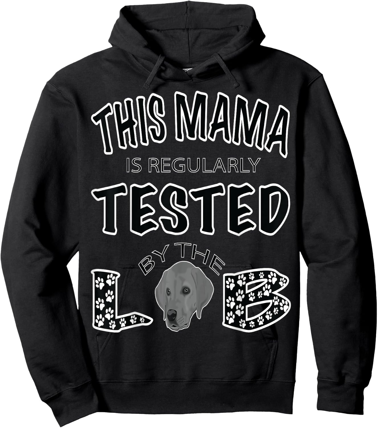 Lab Mama Dog Mom Gifts Fox Red Labrador Retriever Hoodie - Hoodie | Black
