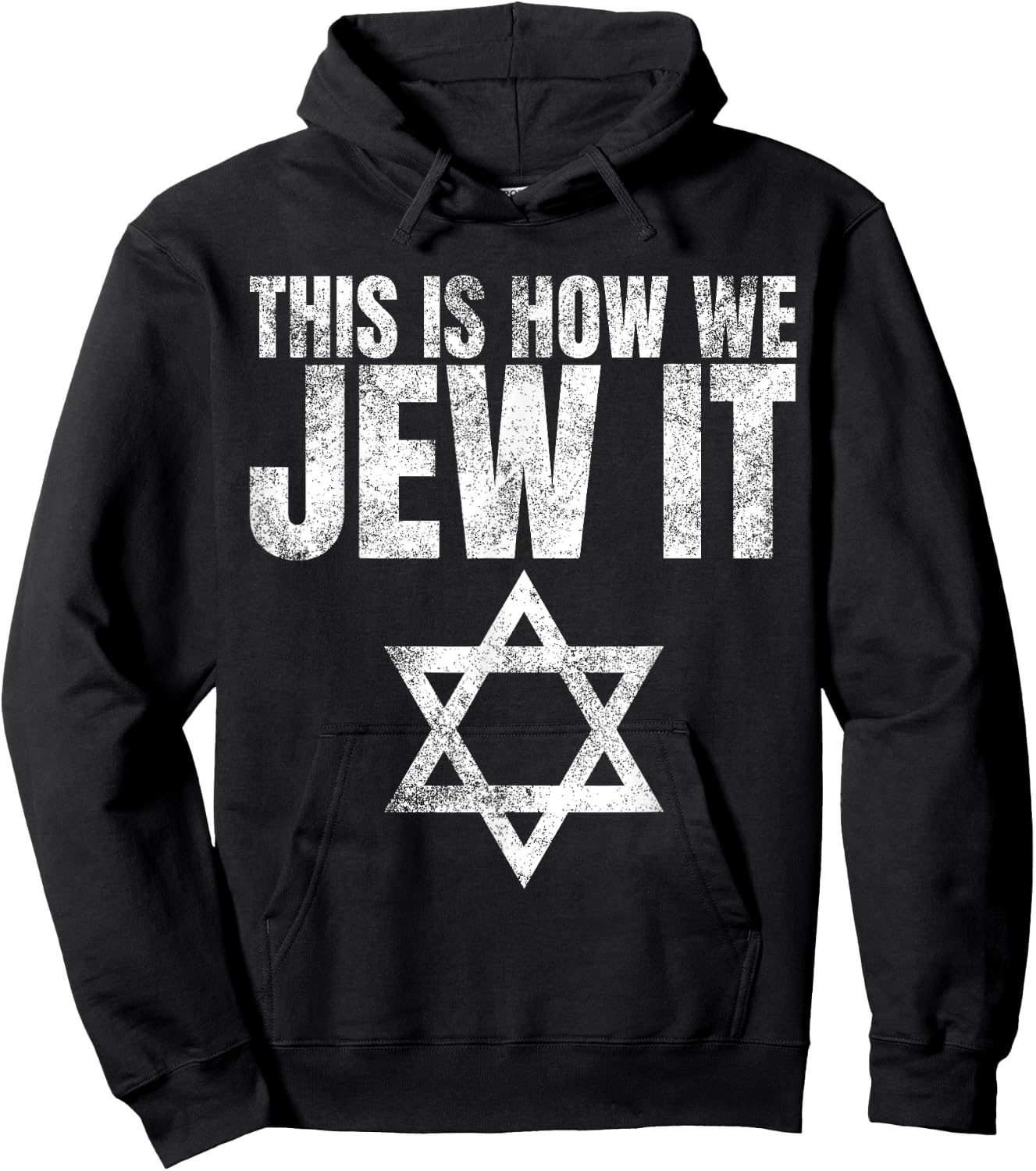 This Is How We Jew It Shirt Humor Gifts Funny Jewish Sayings Hoodie - Hoodie | Black