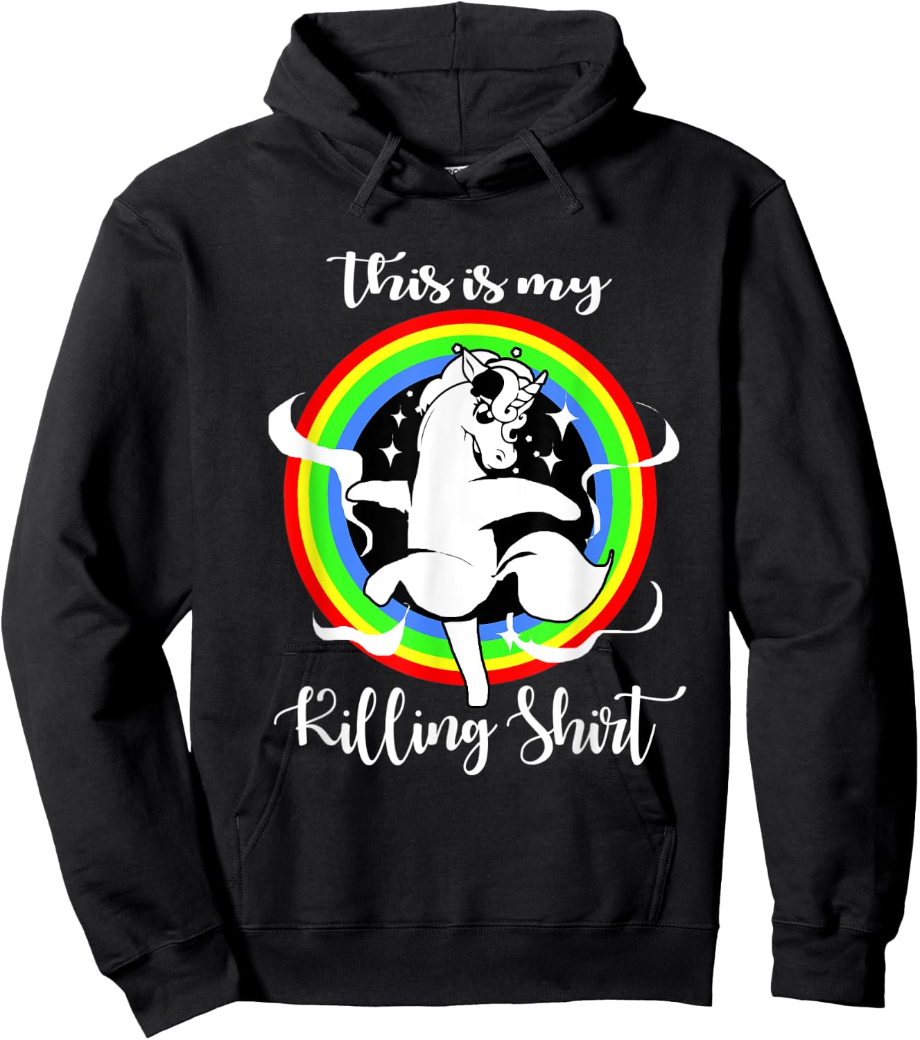 Unicorn This Is My Killing Hoodie - Hoodie | Black