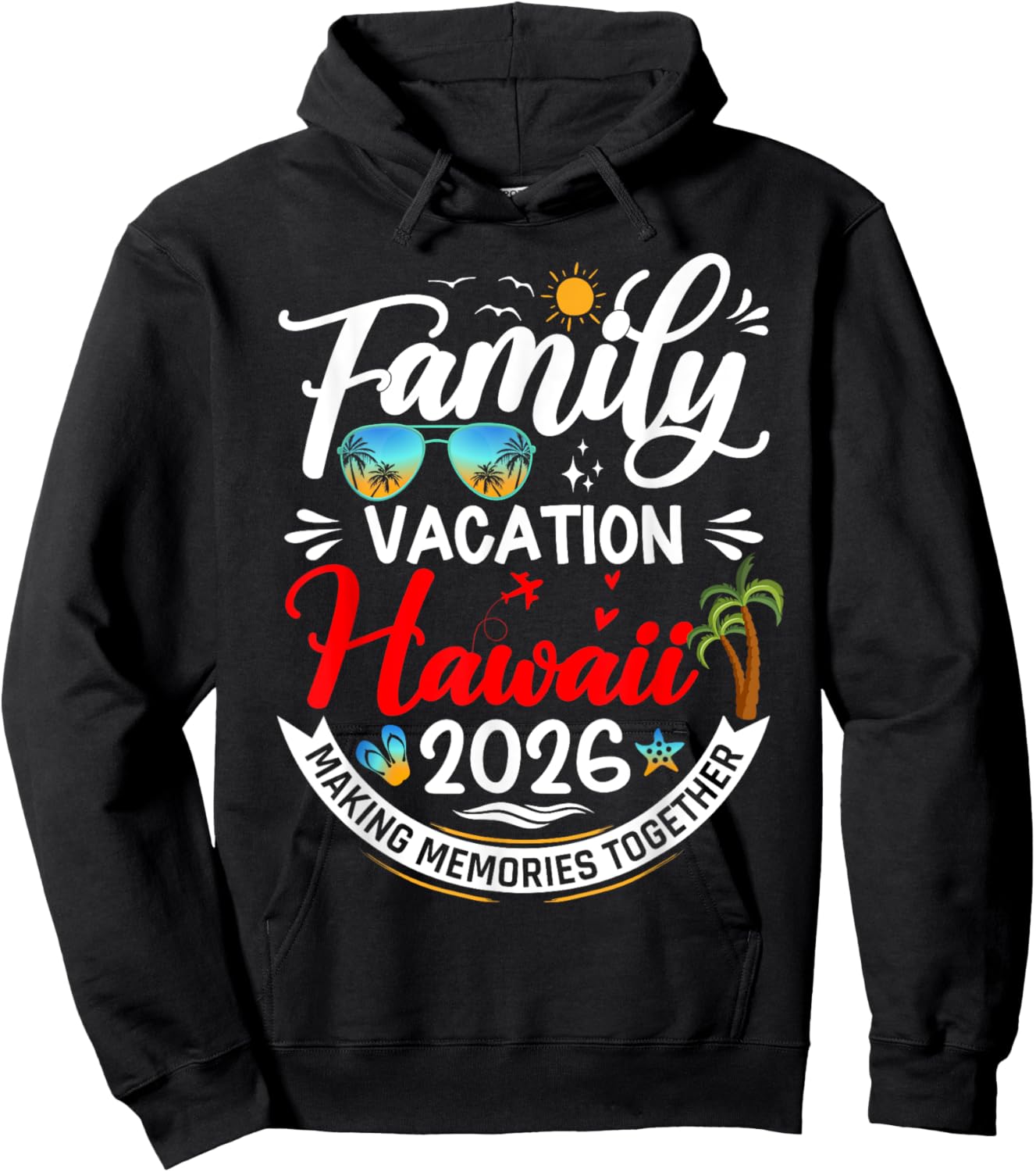 Vacation 2026 Hoodie - Hoodie | Black