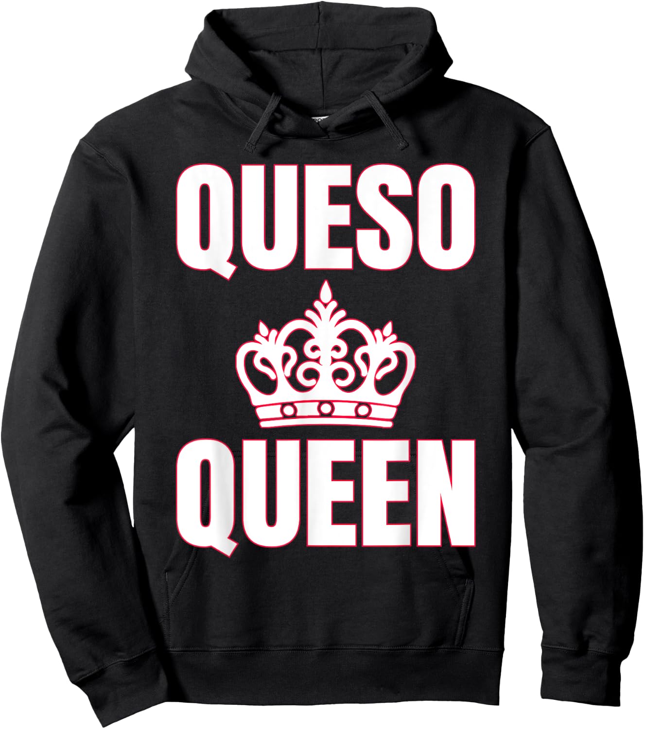 Queso Queen Queso Lover Hoodie - Hoodie | Black