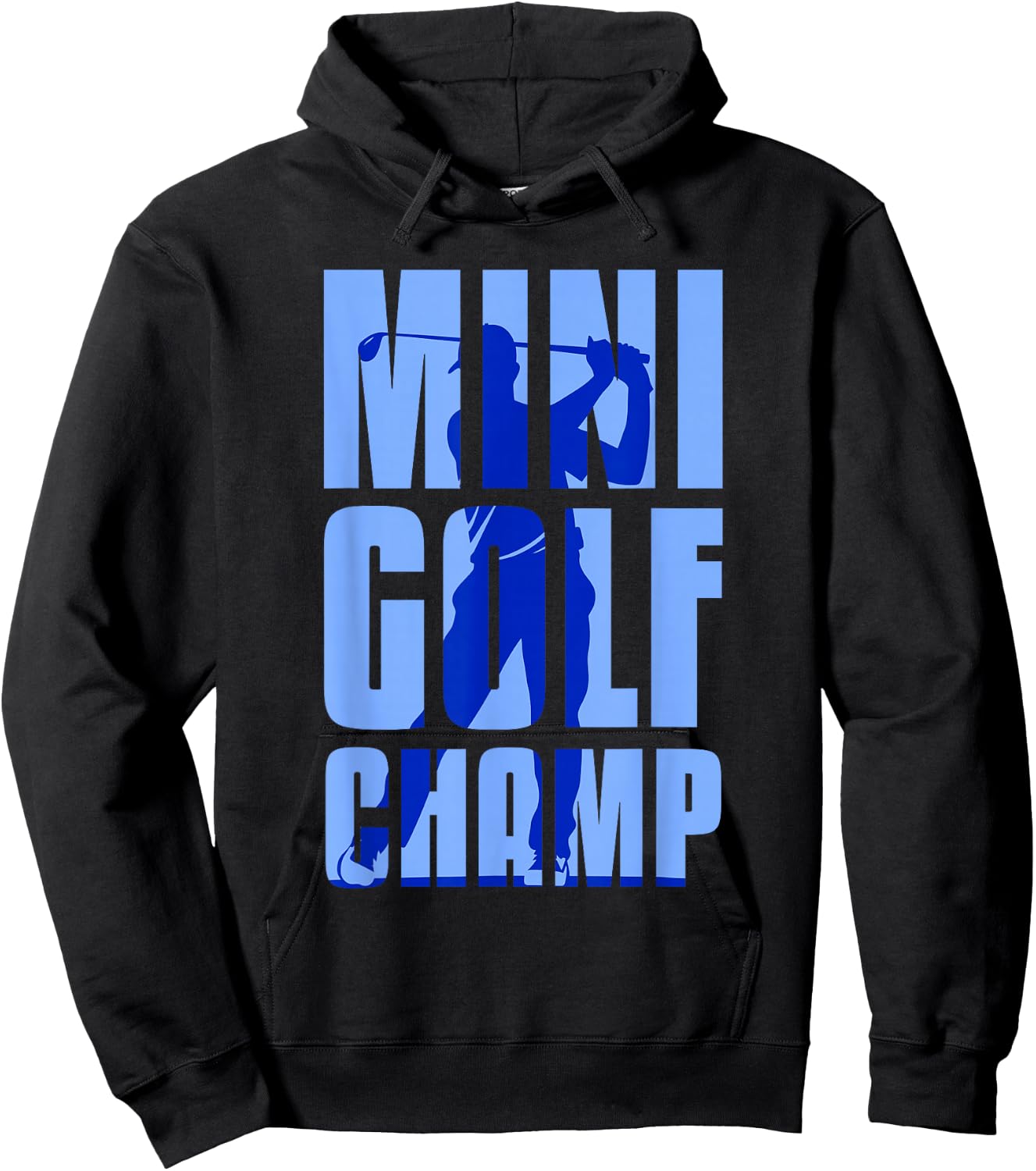 Mini Golfer Mini Golf Champ Hoodie - Hoodie | Black