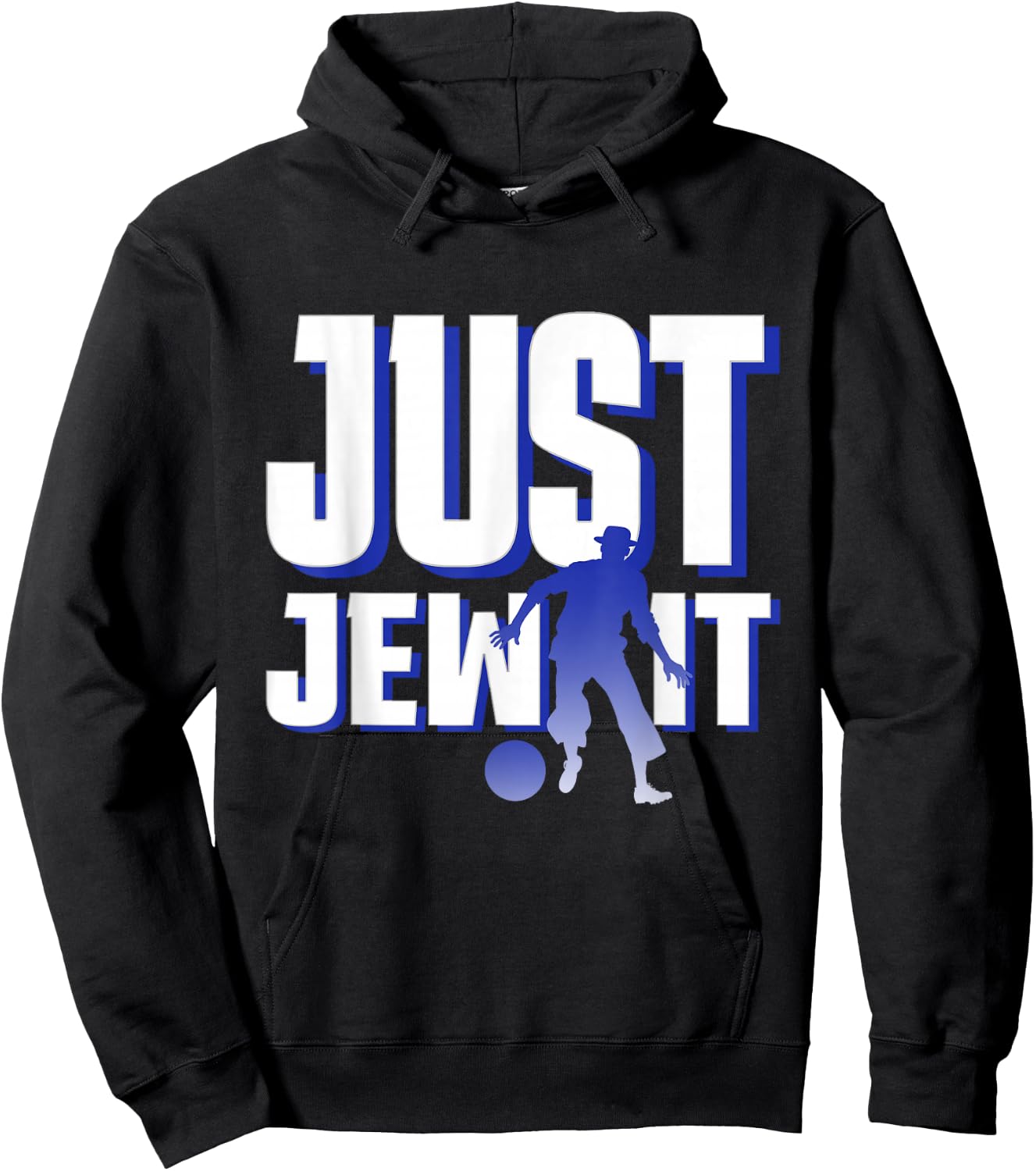 Funny Hanukkah Jew It Hebrew Jewish Holiday Men Boys Hoodie - Hoodie | Black