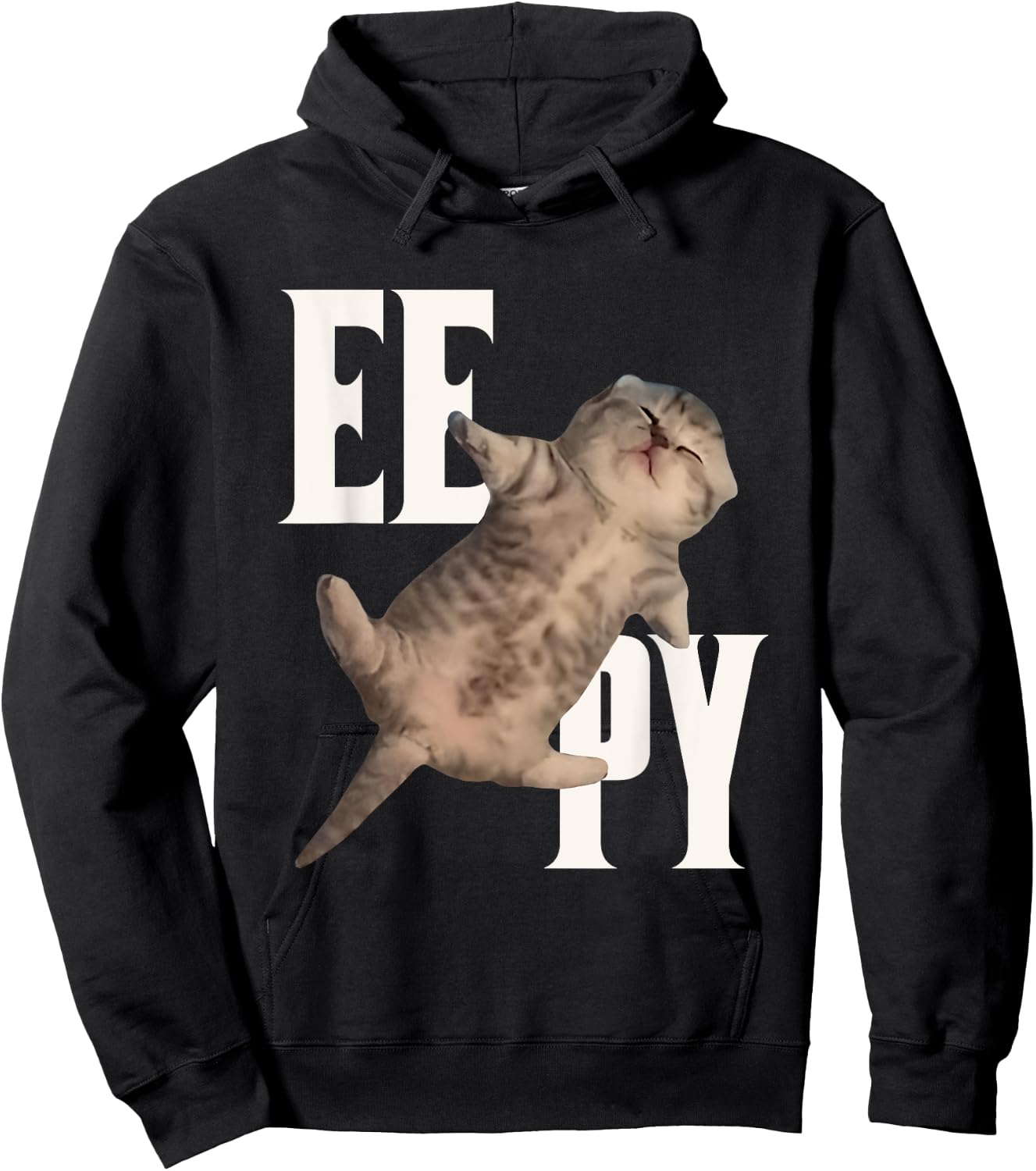 Eepy Cute Cat Meme Sleepy Lazy Day Need Rest Relax Healing Women Hoodie - Hoodie | Black
