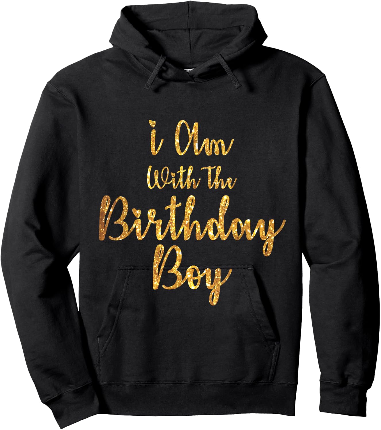 I Am With The Birthday Boy-Birthday Crew Hoodie - Hoodie | Black