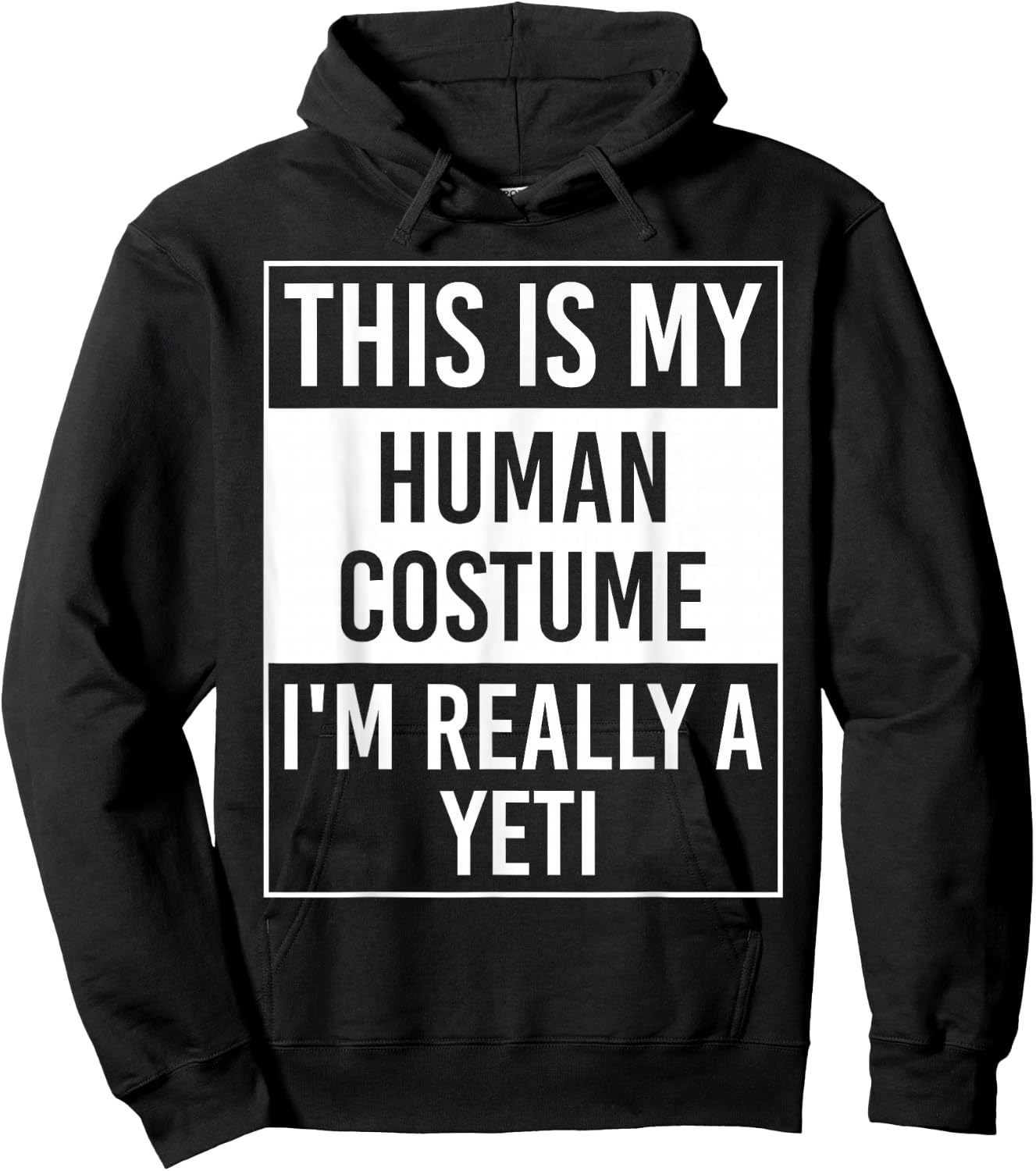 I'm Really Yeti Hoodie - Hoodie | Black
