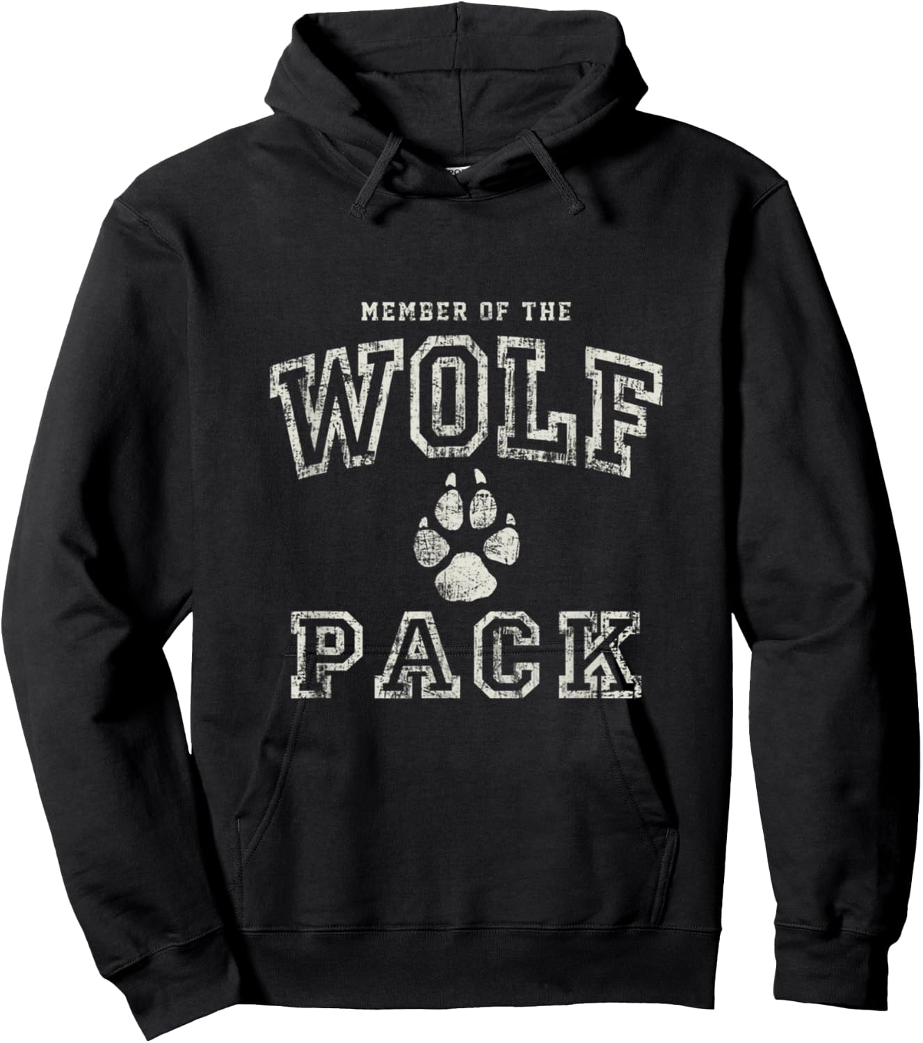 Member Of The Wolf Pack Shirt Hoodie - Hoodie | Black