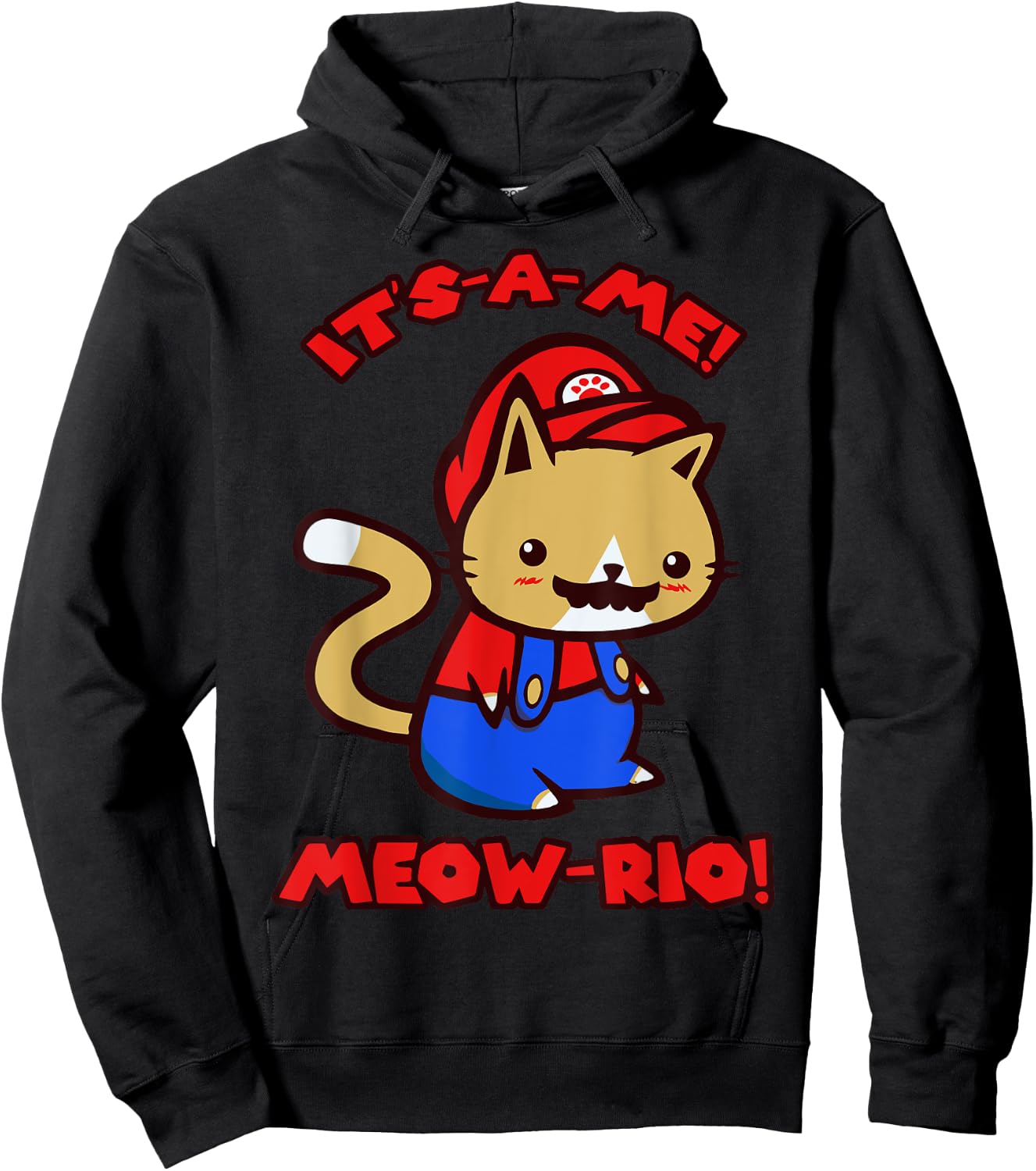 Its a me Meow rio funny Hoodie - Hoodie | Black