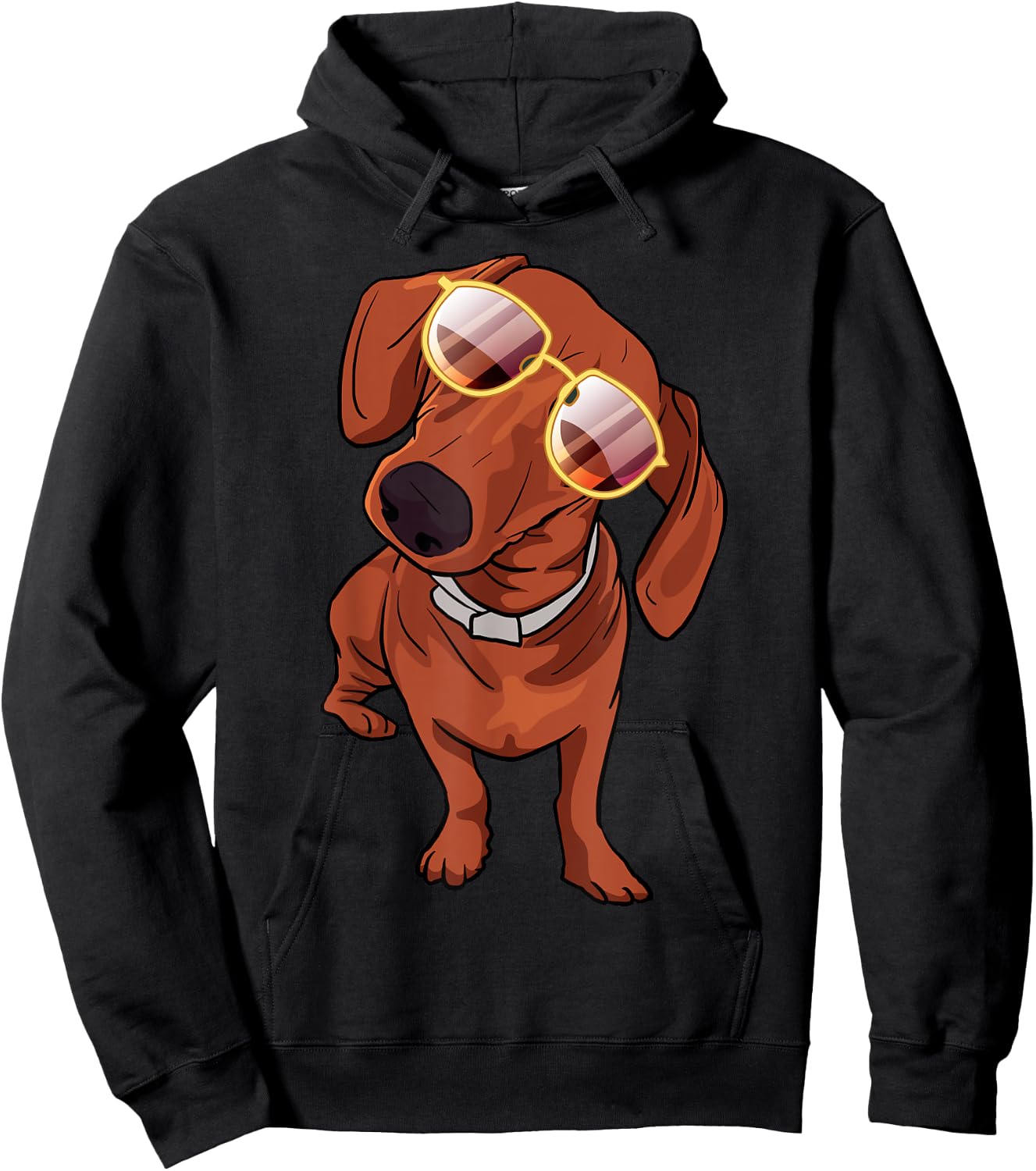 Dachshund Shirt, Funny for Cute Dog Lovers Men Women Kids Hoodie - Hoodie | Black