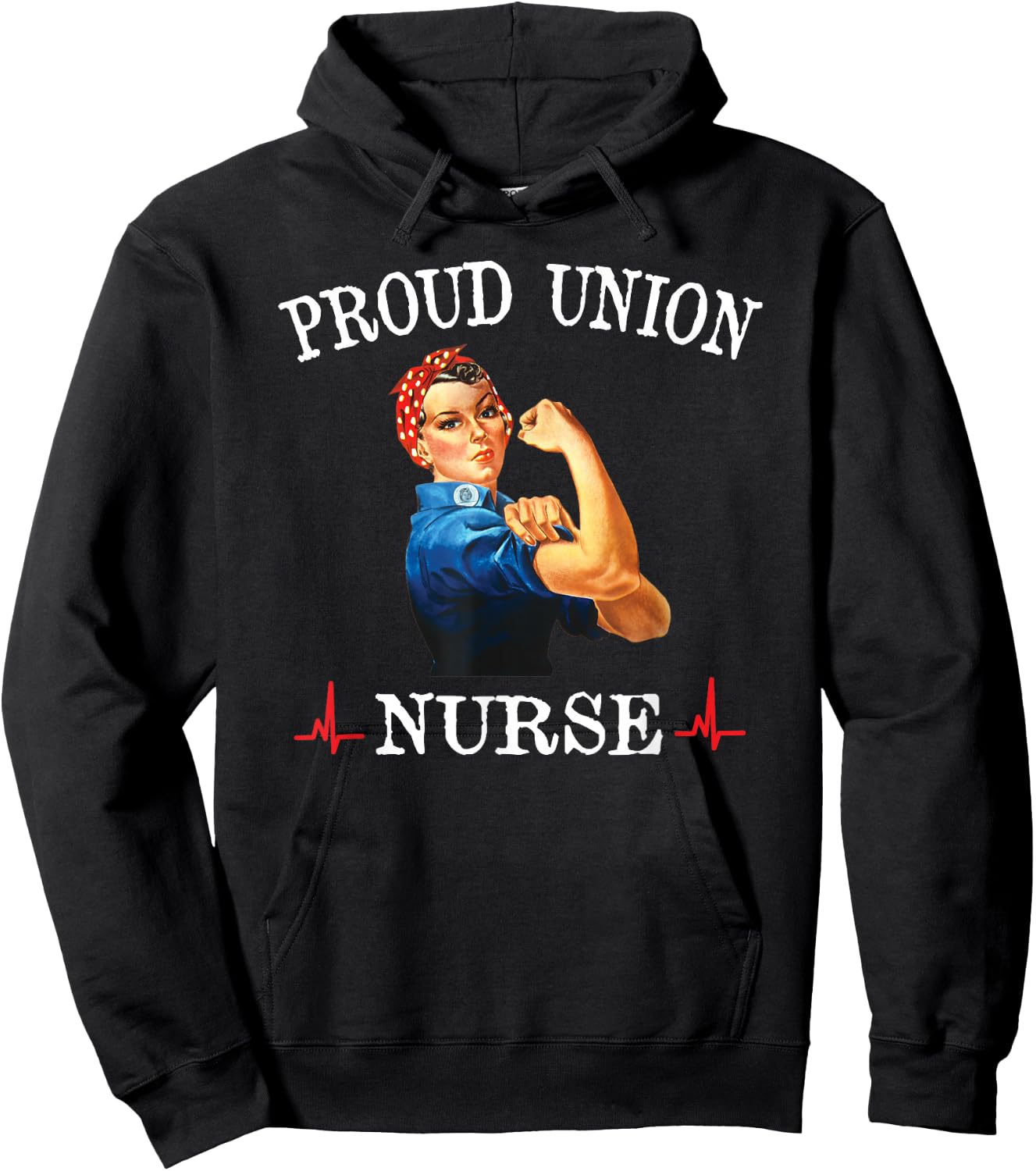 Union Strong and Solidarity Shirt - nurse Hoodie - Hoodie | Black