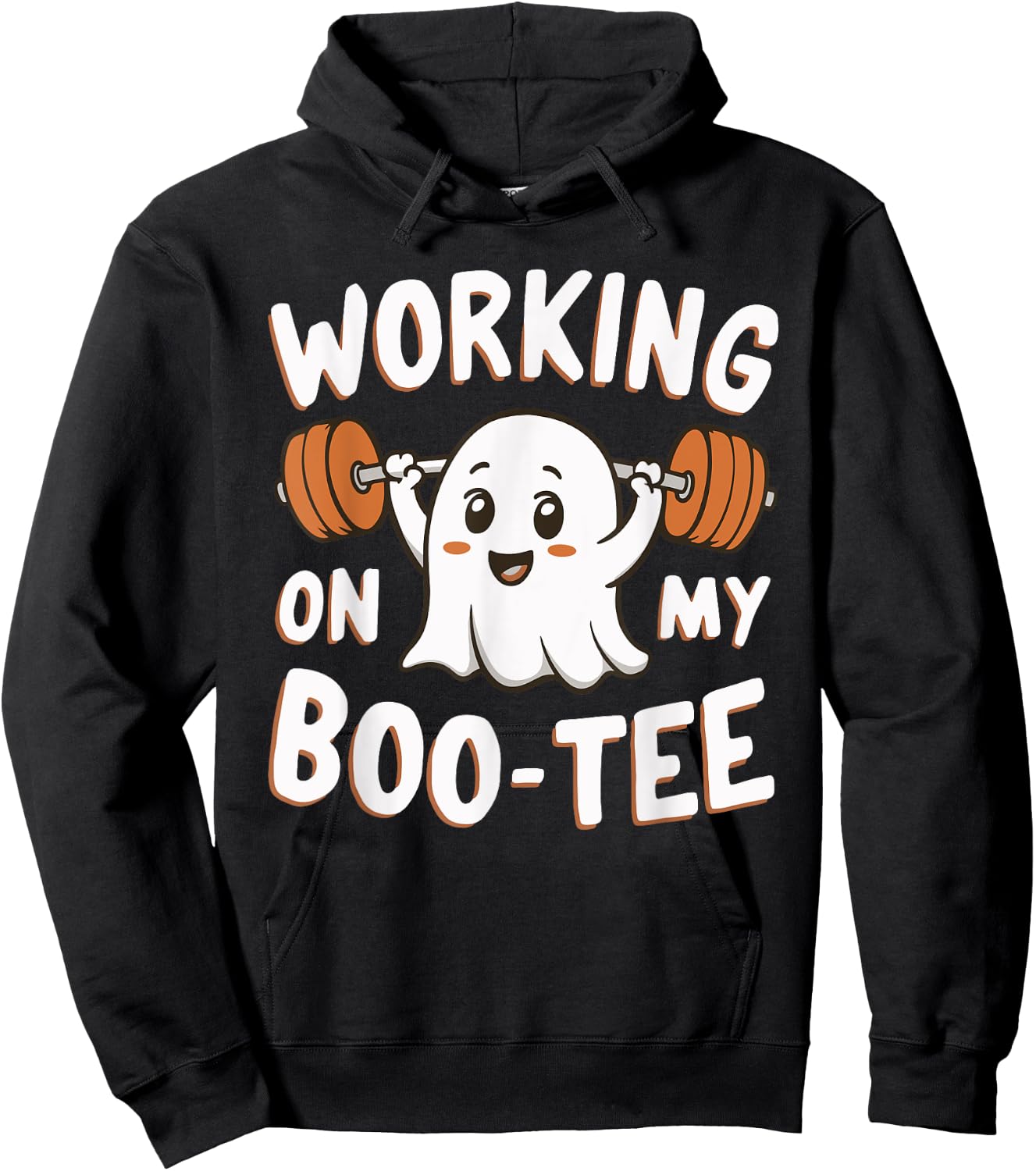 Working On My Boo Hoodie - Hoodie | Black